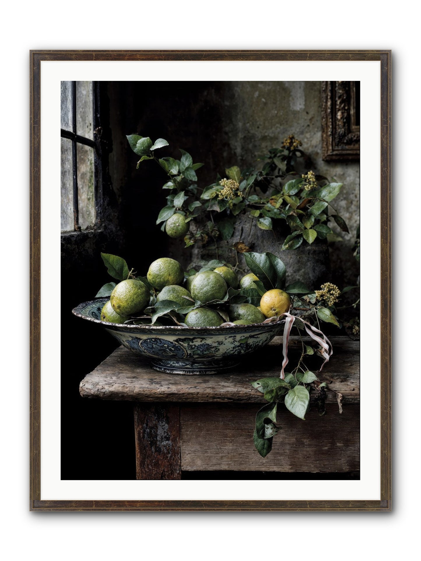 Summer's Golden Secret Framed Print - Slimwoods Black/Gold 30x40