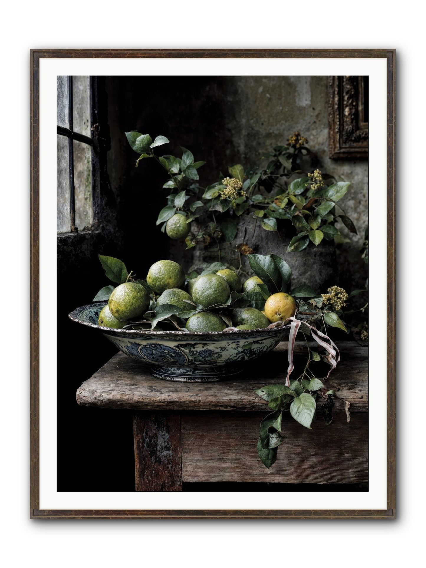 Summer's Golden Secret Framed Print - Slimwoods Black/Gold 36x48