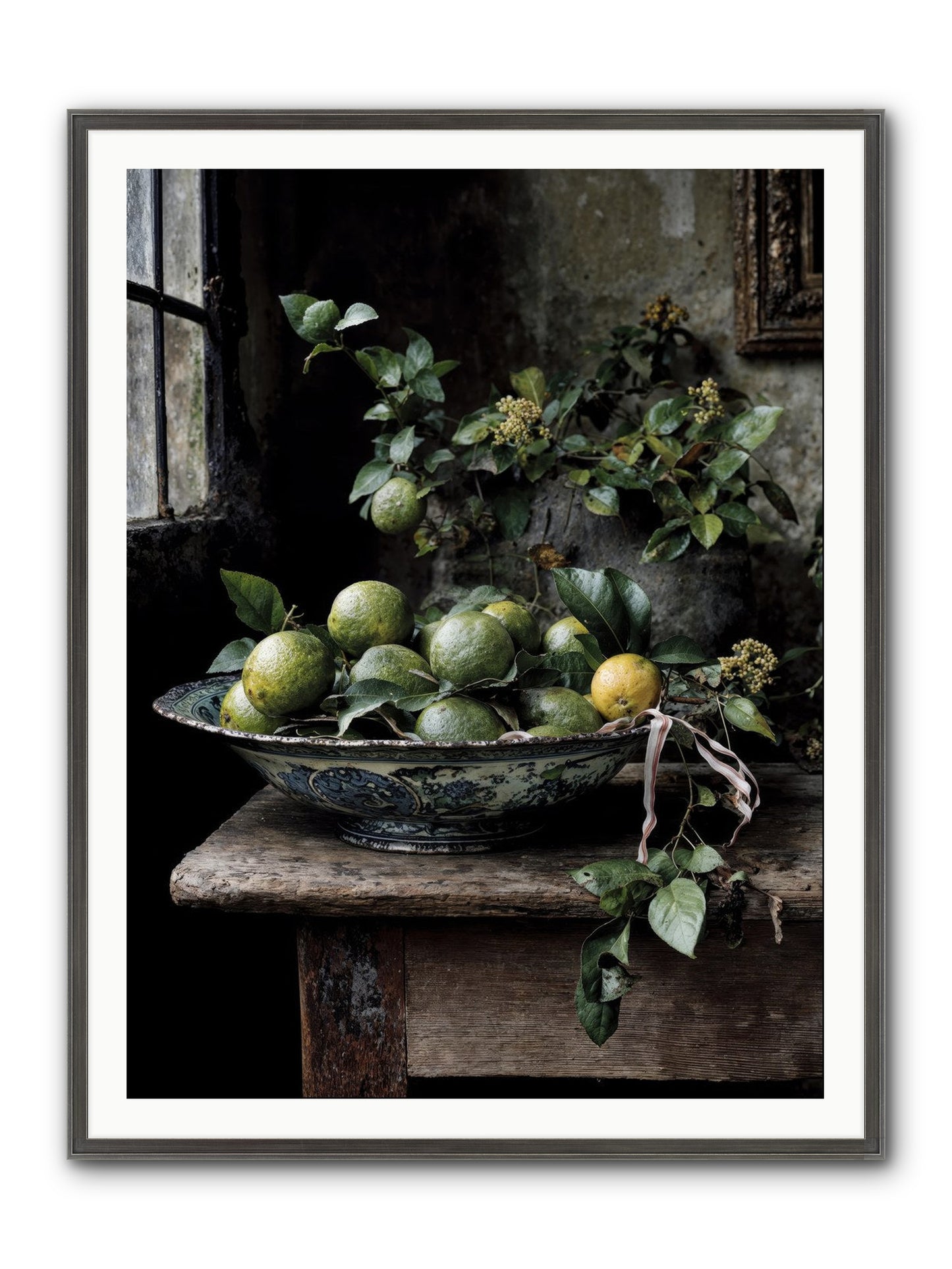 Summer's Golden Secret Framed Print - Slimwoods Black/Silver 36x48