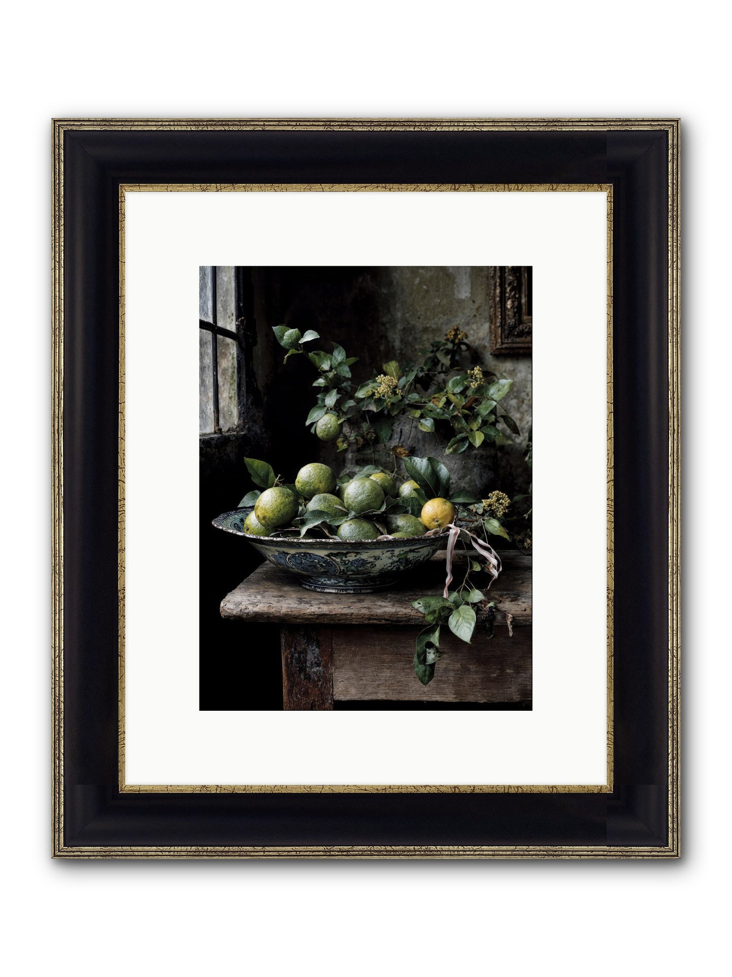 Summer's Golden Secret Framed Print - Black & Gold 9x12