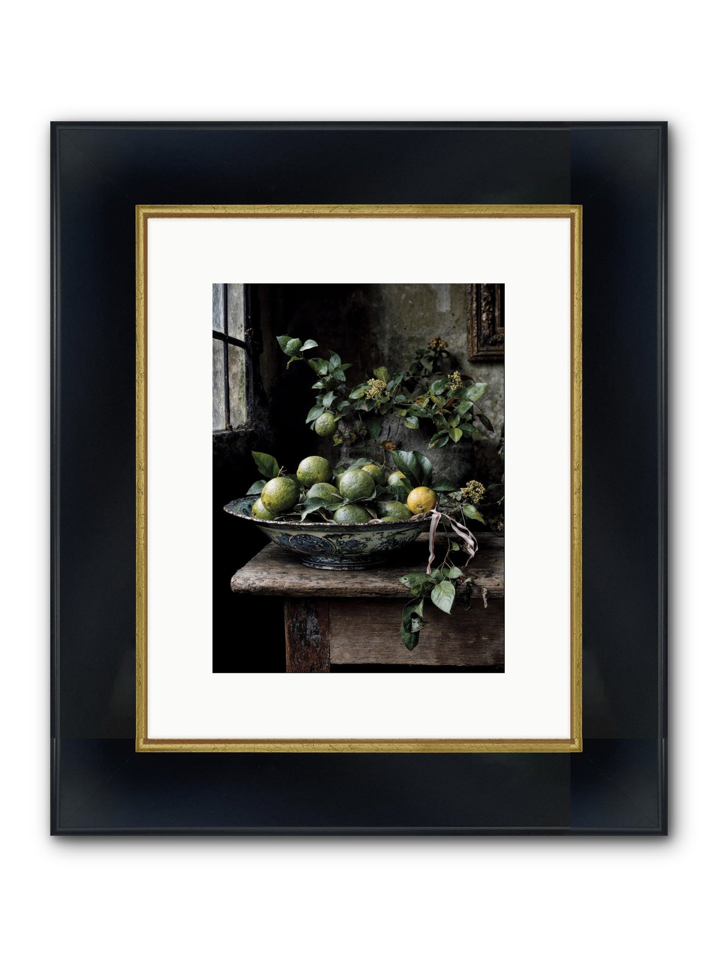 Summer's Golden Secret Framed Print - Wide Black w/Gold 9x12