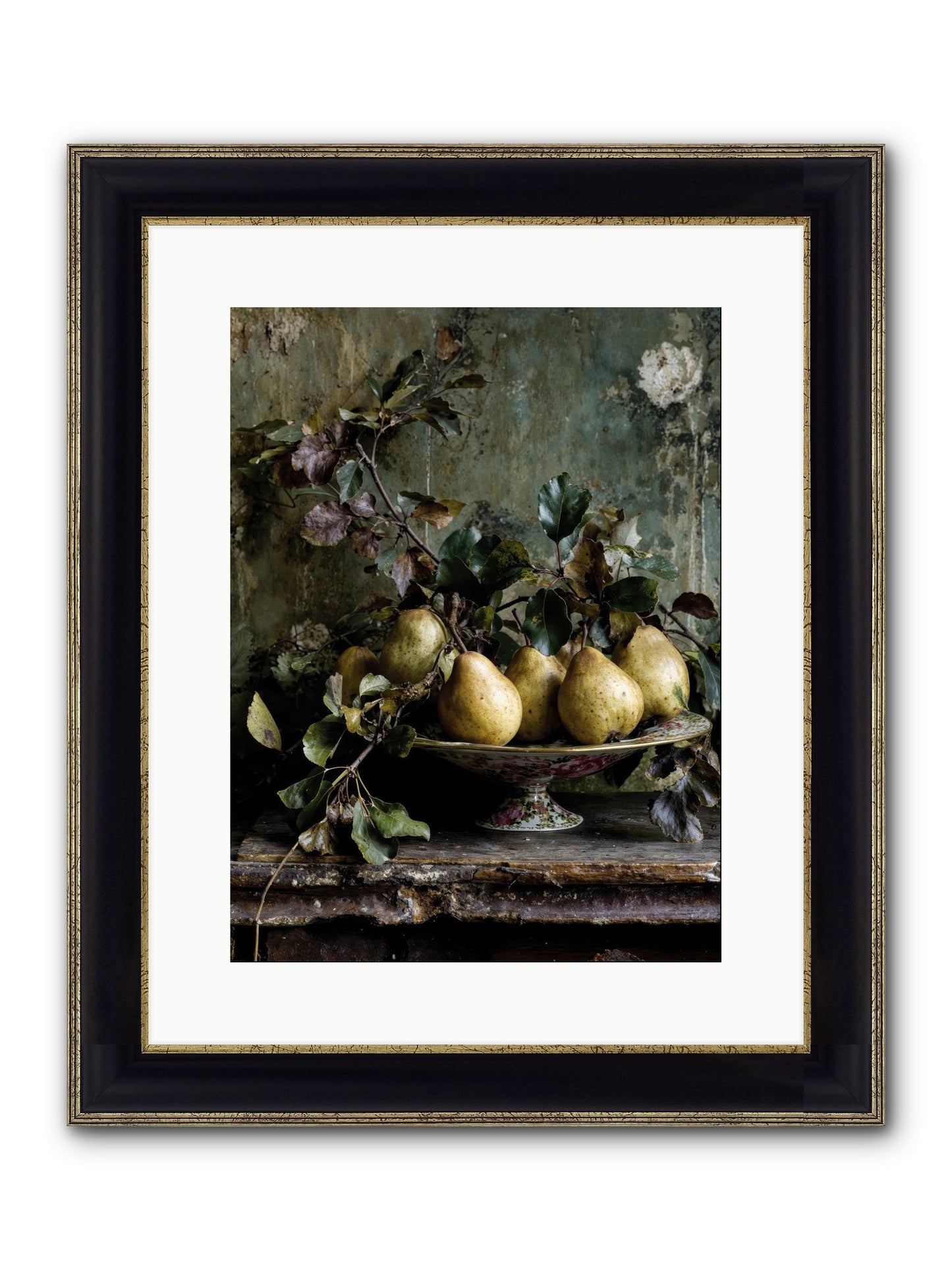 Summer's Grand Gesture Framed Print - Black & Gold 12x16