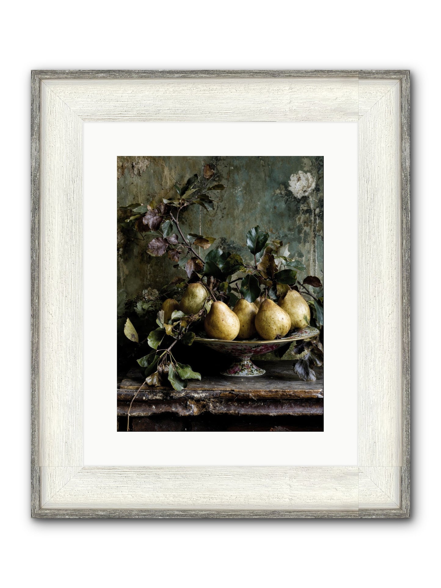 Summer's Grand Gesture Framed Print - Driftwood White 12x16