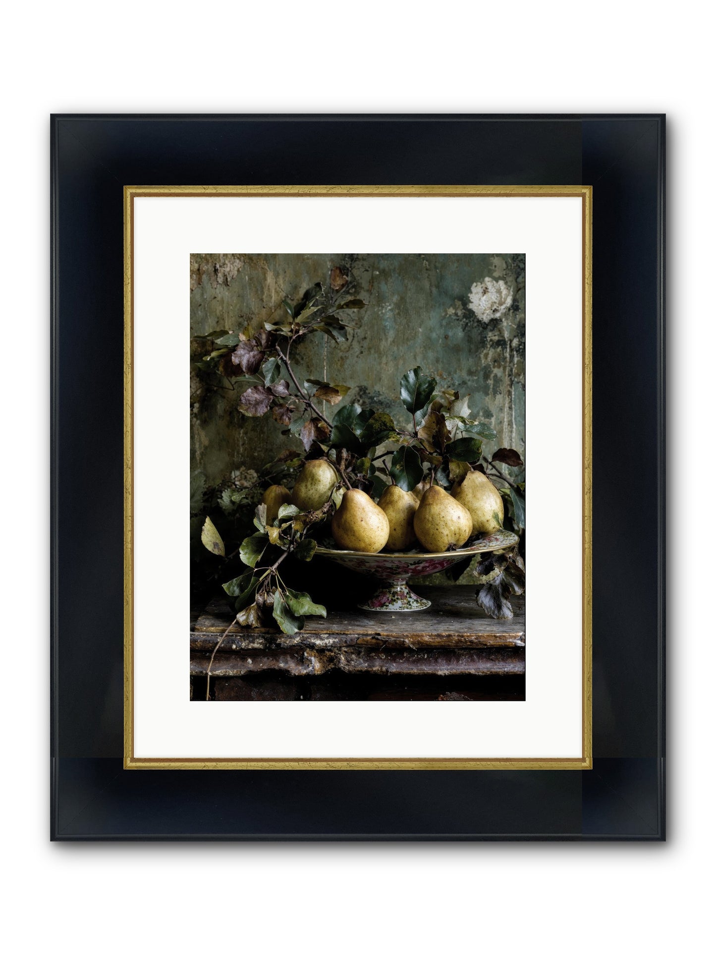 Summer's Grand Gesture Framed Print - Wide Black w/Gold 12x16