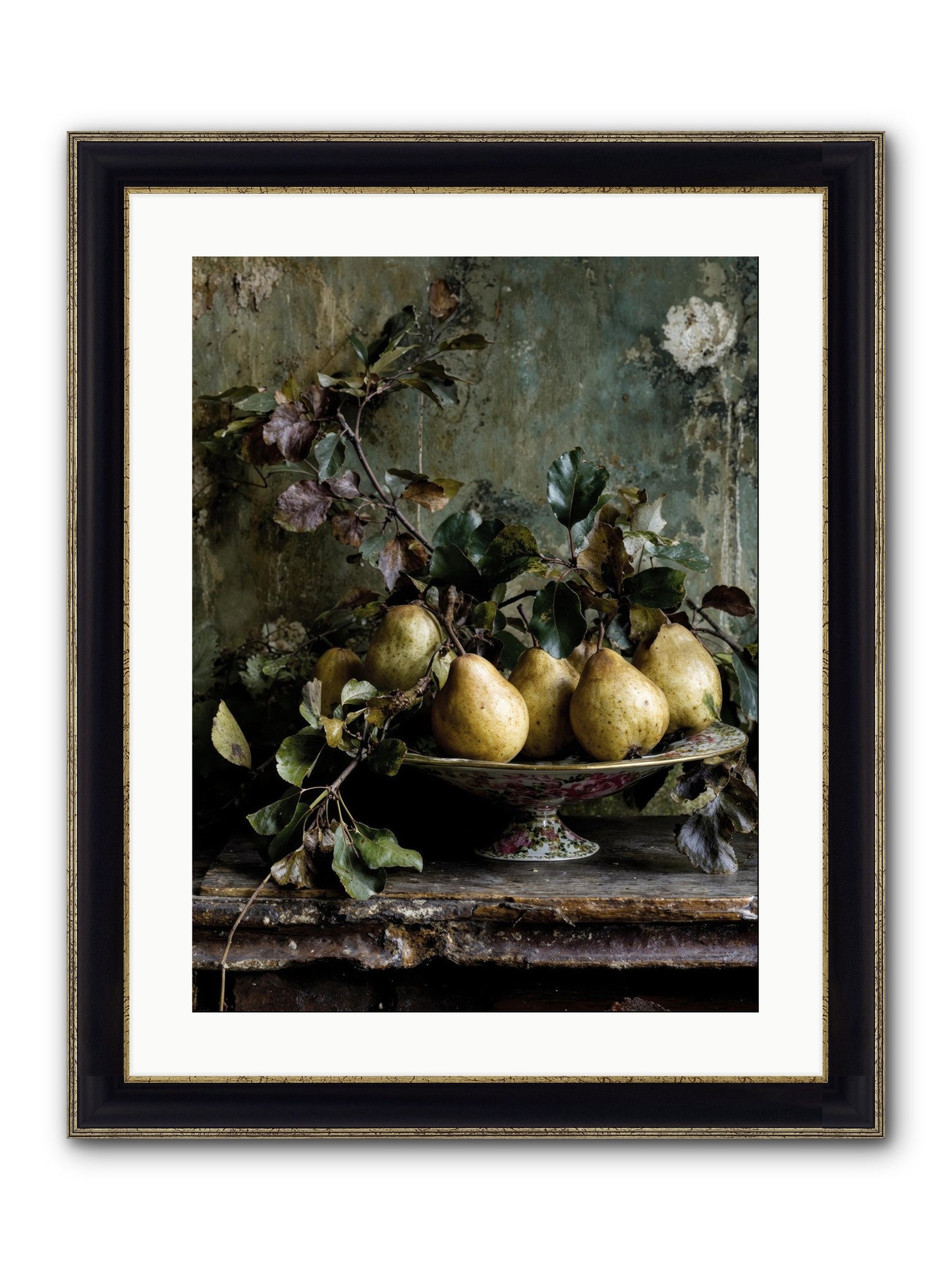 Summer's Grand Gesture Framed Print - Black & Gold 18x24