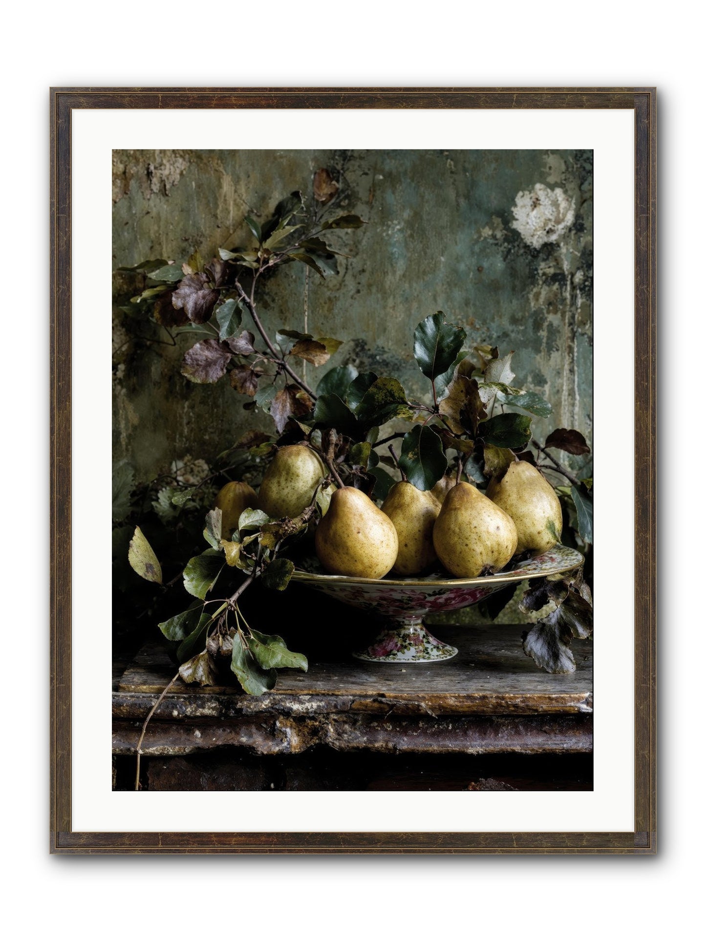 Summer's Grand Gesture Framed Print - Slimwoods Black/Gold 24x32