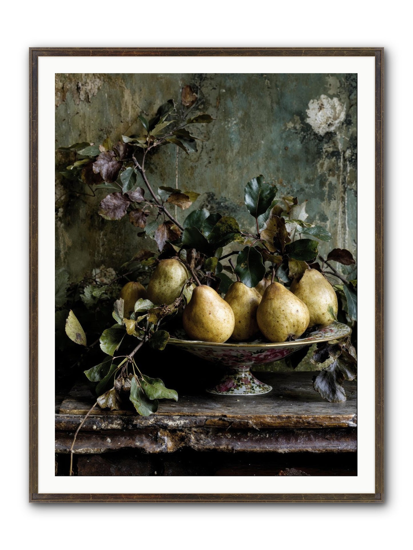 Summer's Grand Gesture Framed Print - Slimwoods Black/Gold 36x48
