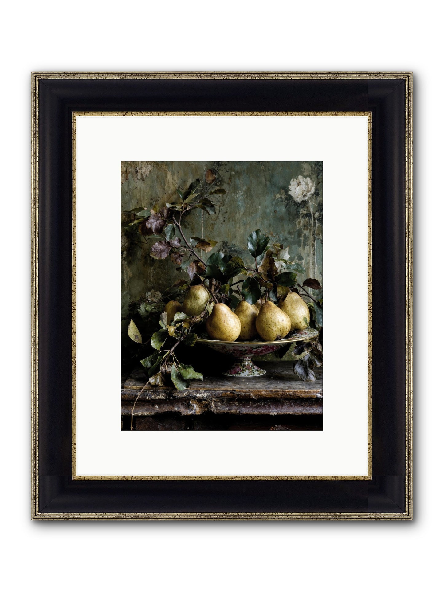 Summer's Grand Gesture Framed Print - Black & Gold 9x12
