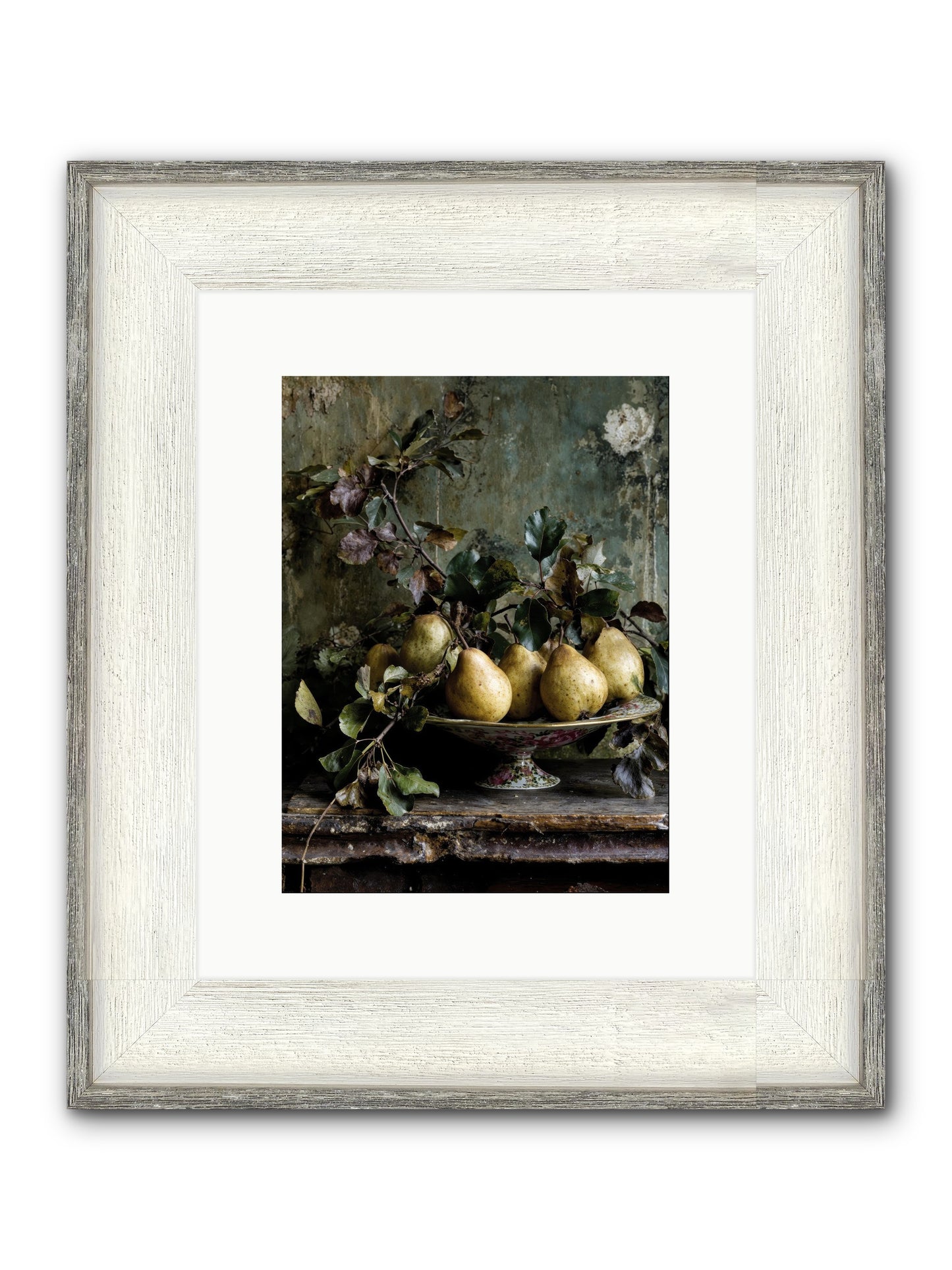 Summer's Grand Gesture Framed Print - Driftwood White 9x12