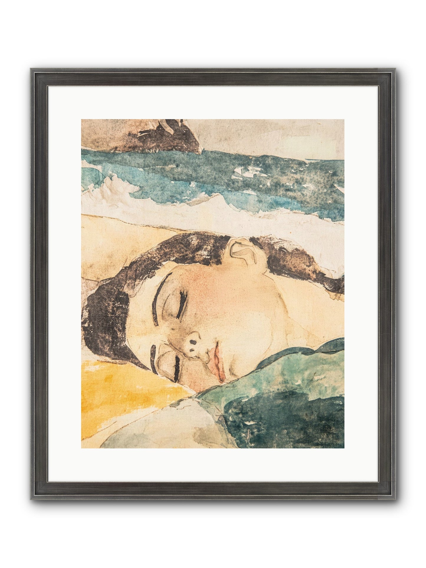 Summer's Memoir Framed Print - Slimwoods Black/Silver 16x20