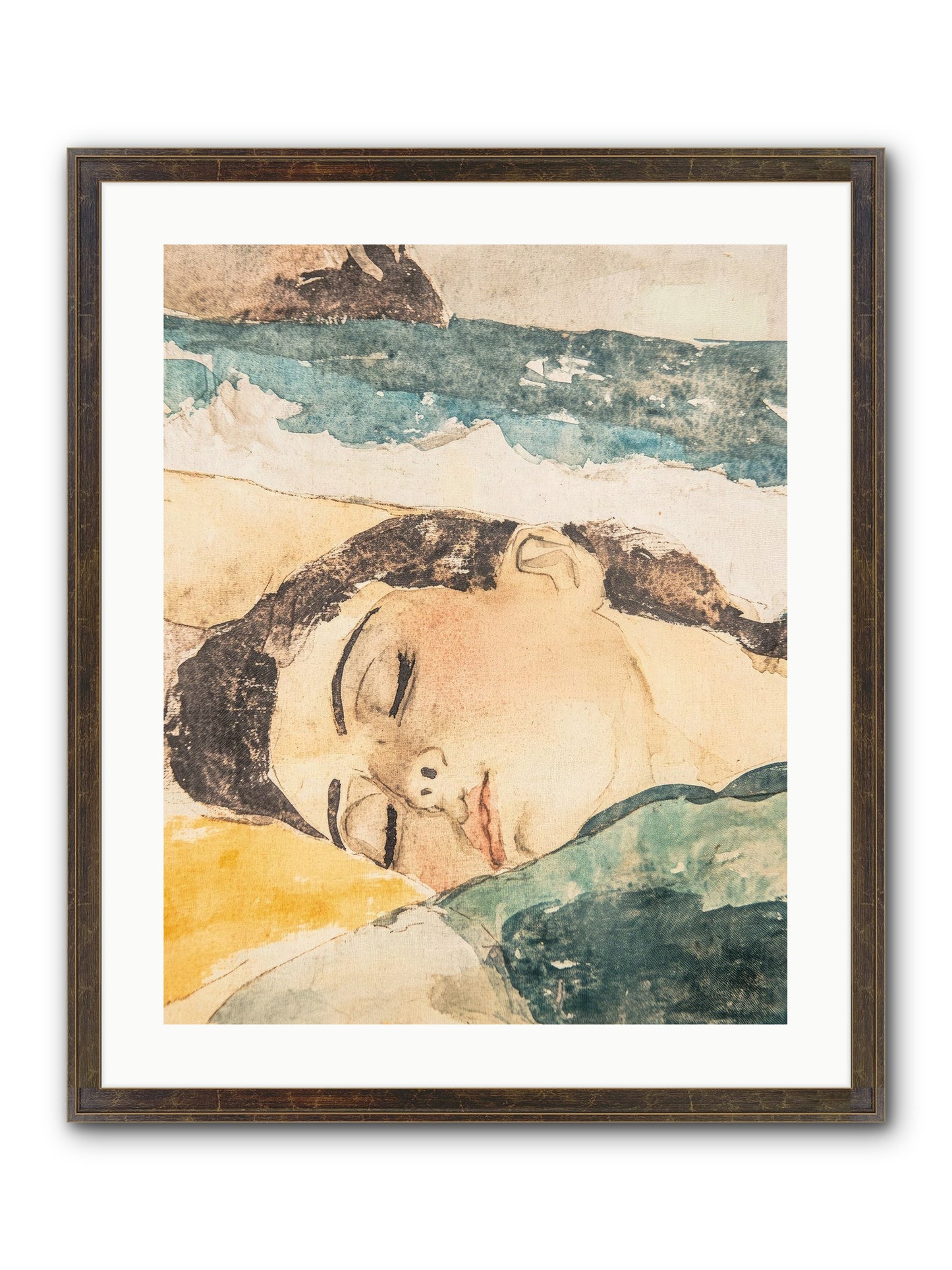 Summer's Memoir Framed Print - Slimwoods Black/Gold 20x25