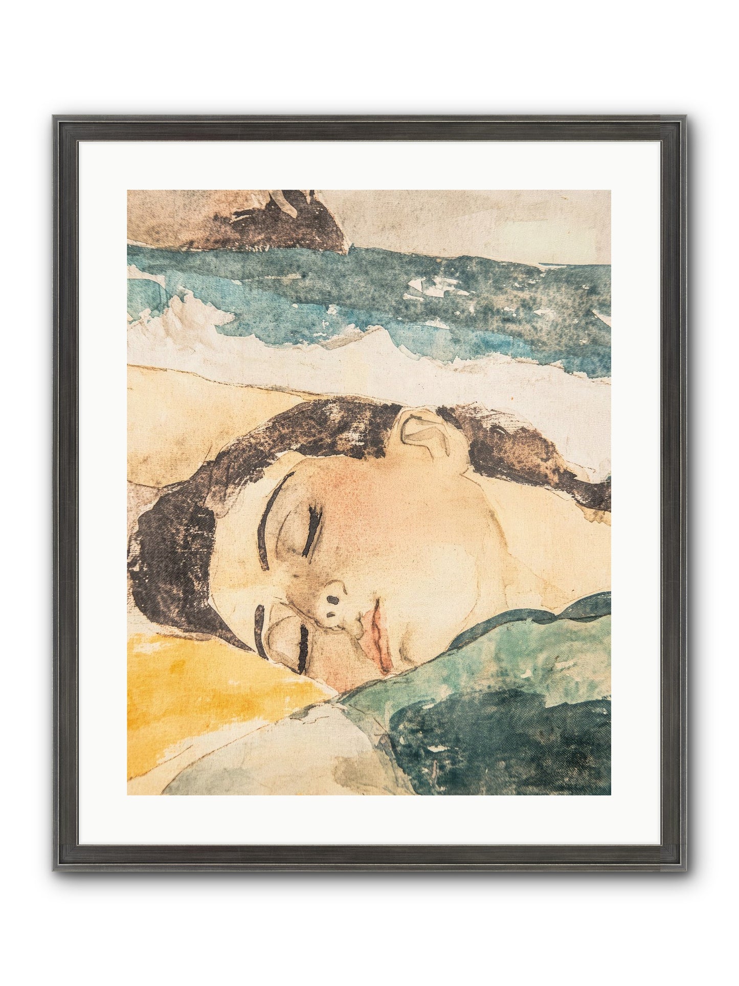 Summer's Memoir Framed Print - Slimwoods Black/Silver 20x25