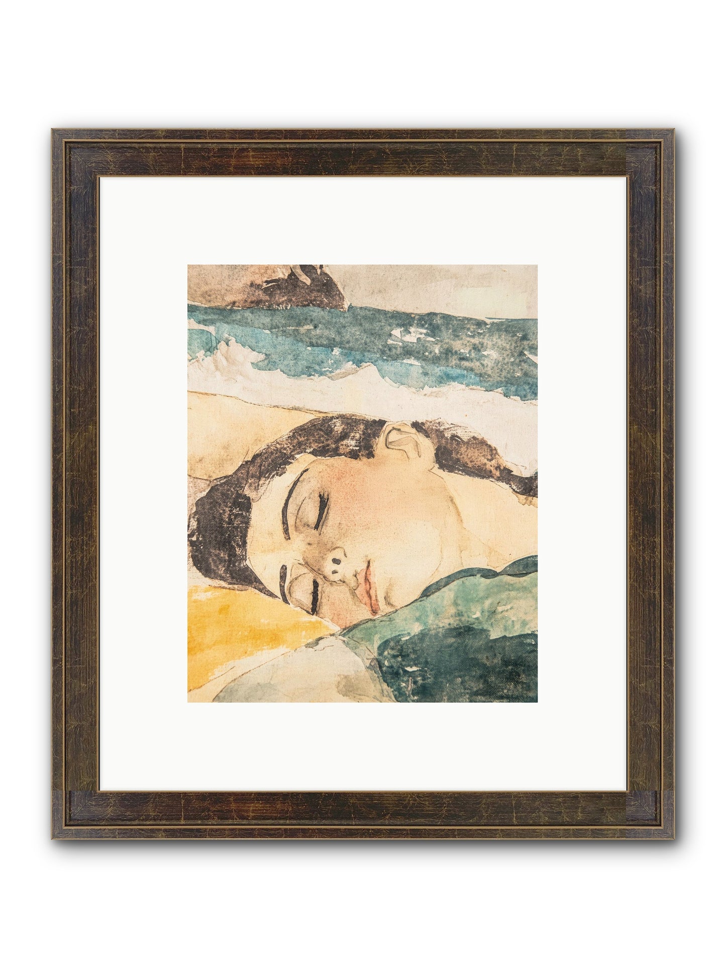 Summer's Memoir Framed Print - Slimwoods Black/Gold 8x10