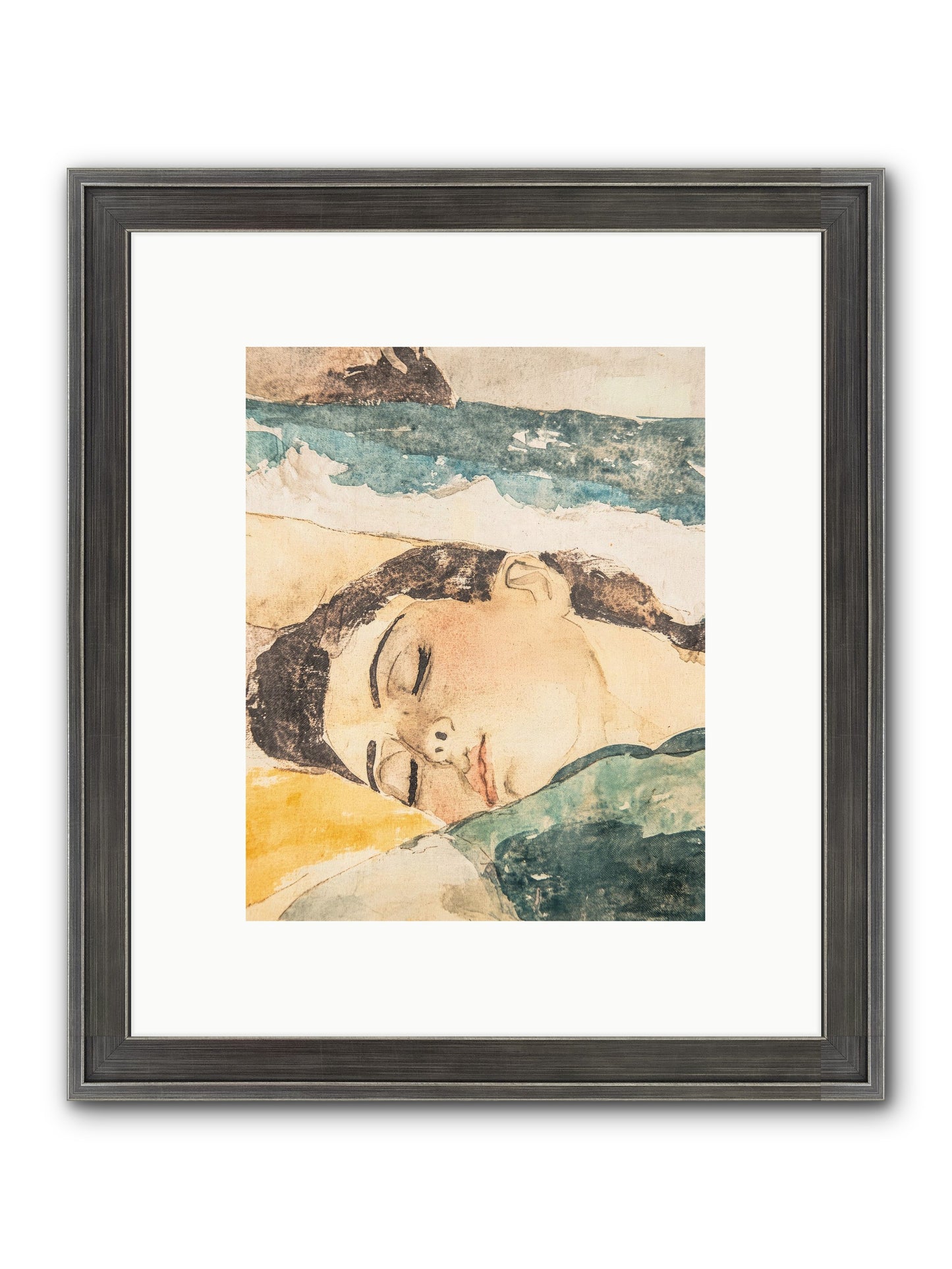 Summer's Memoir Framed Print - Slimwoods Black/Silver 8x10
