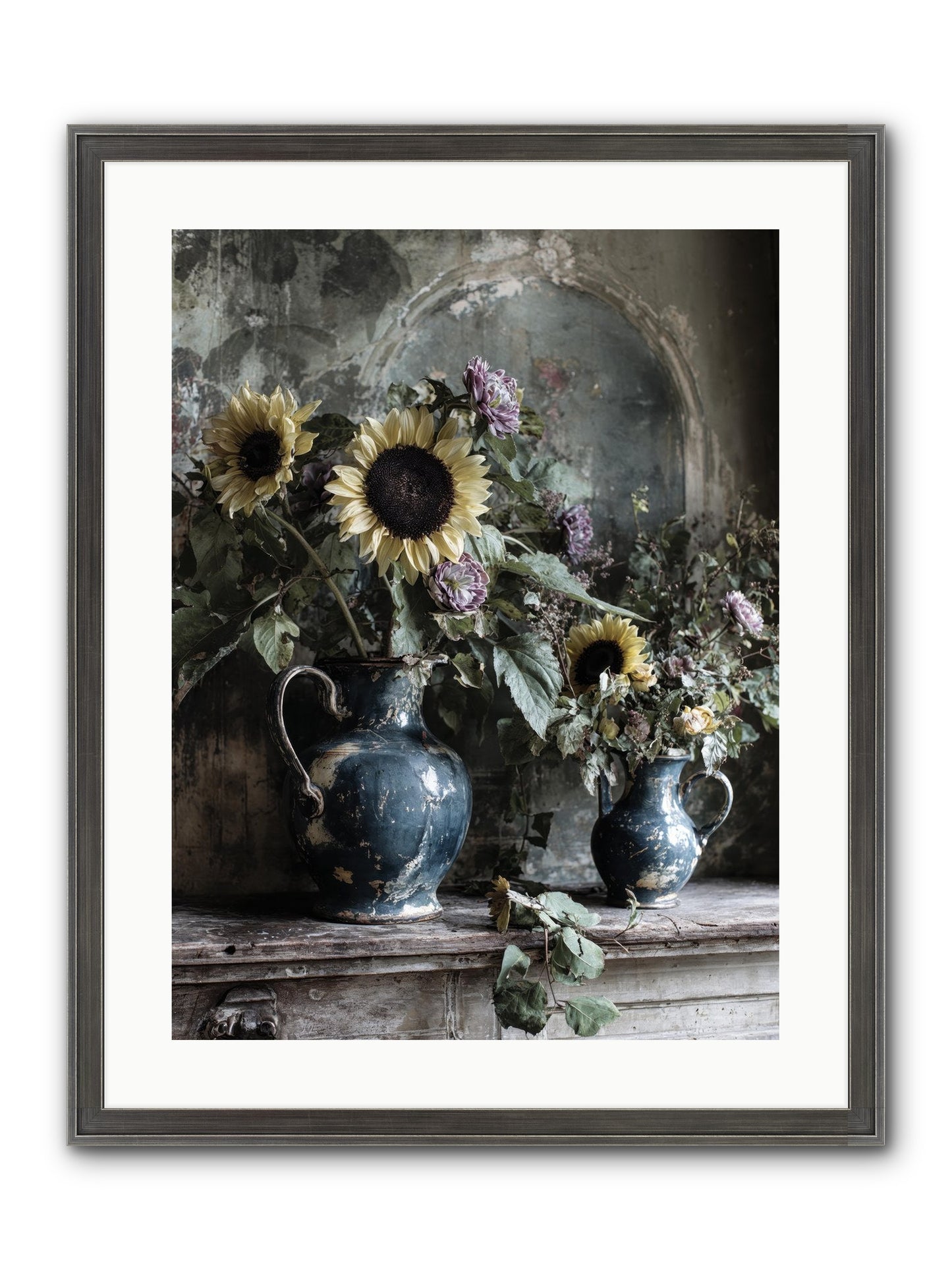 Summer Society Framed Print - Slimwoods Black/Silver 18x24