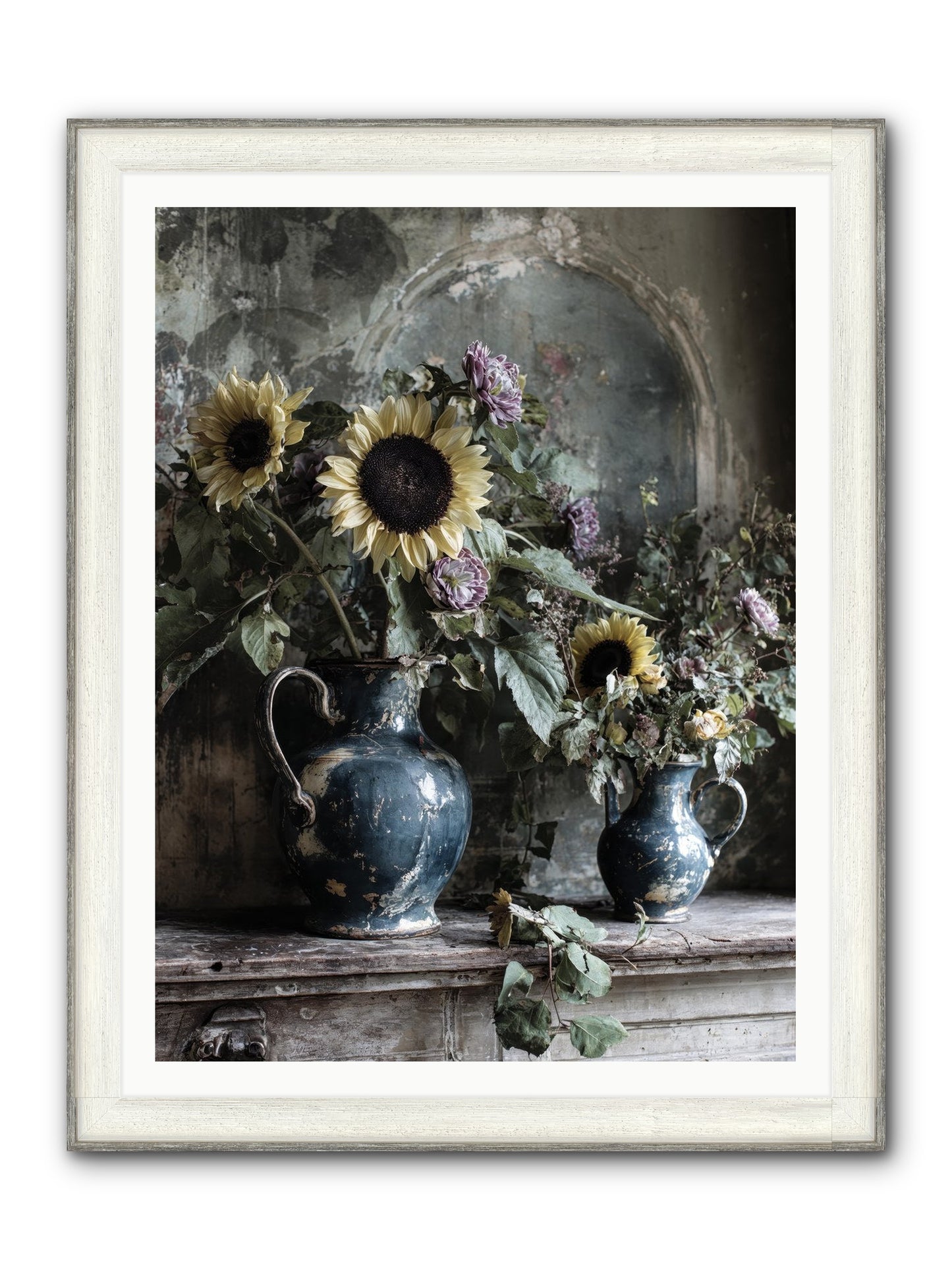 Summer Society Framed Print - Driftwood White 36x48