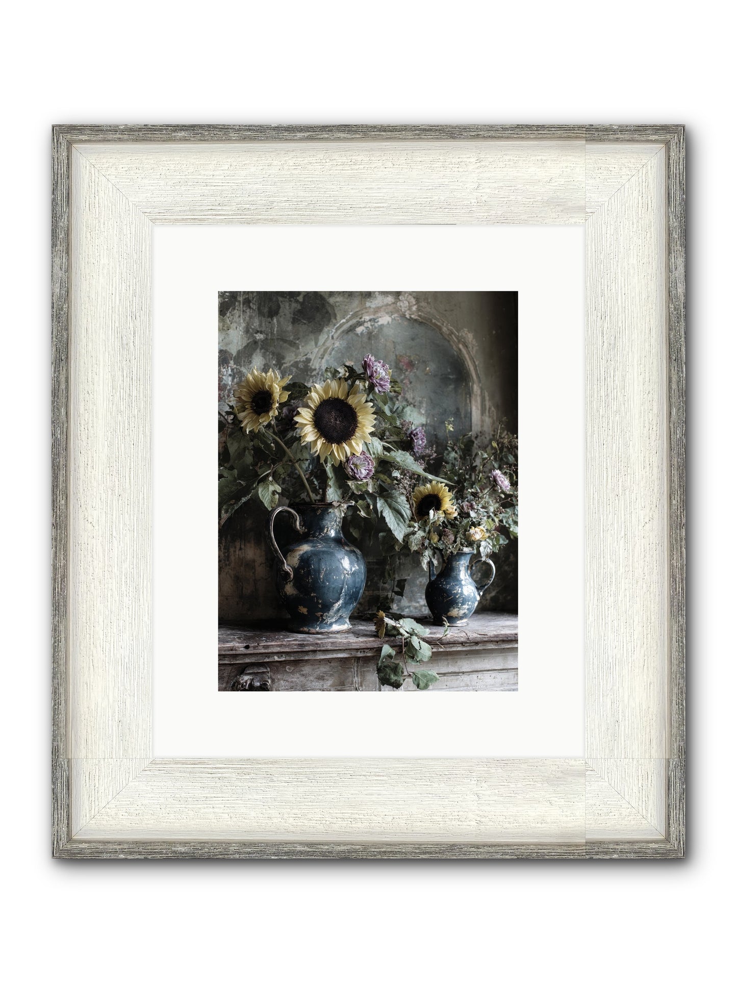 Summer Society Framed Print - Driftwood White 9x12