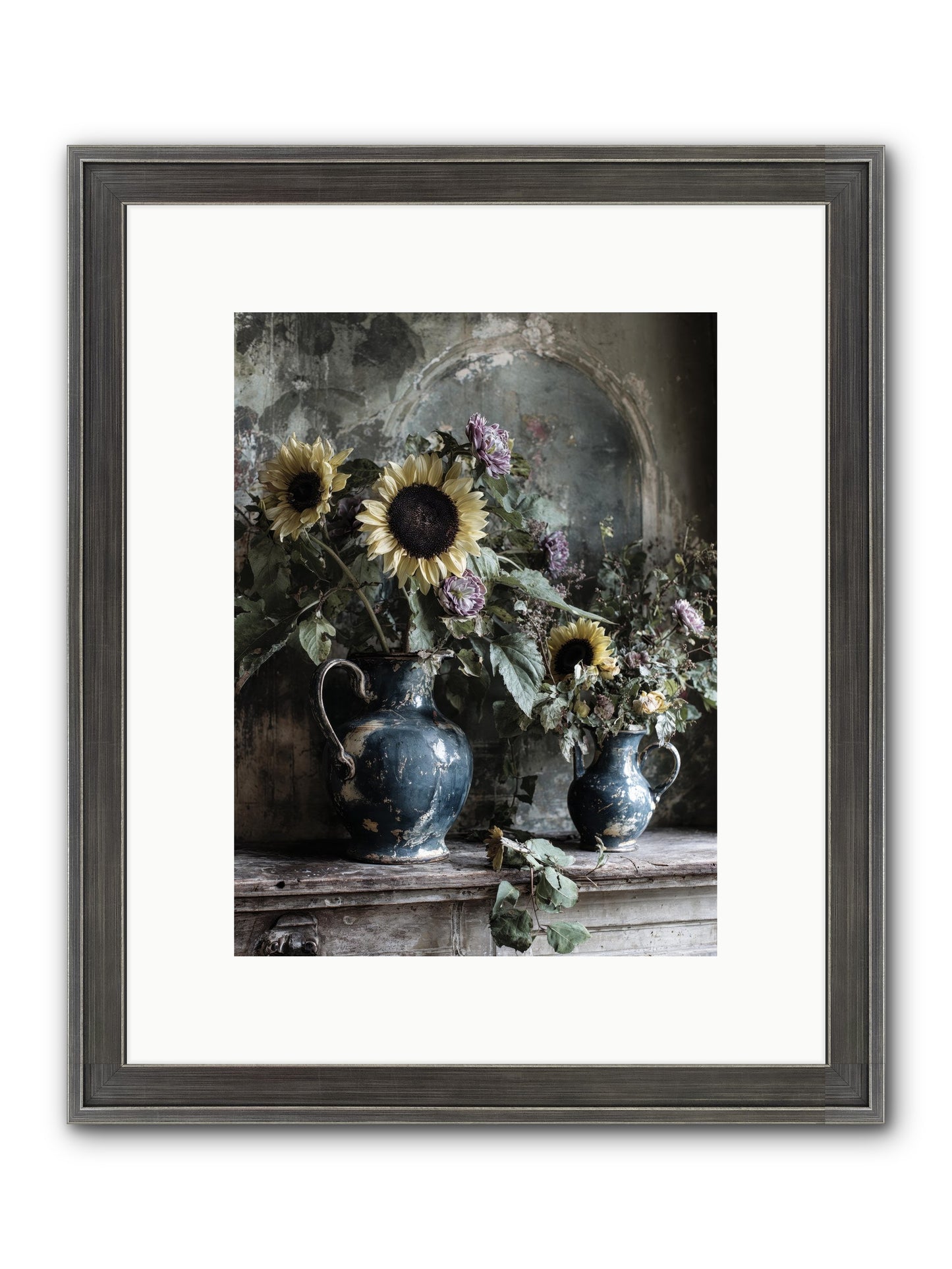 Summer Society Framed Print - Slimwoods Black/Silver 9x12
