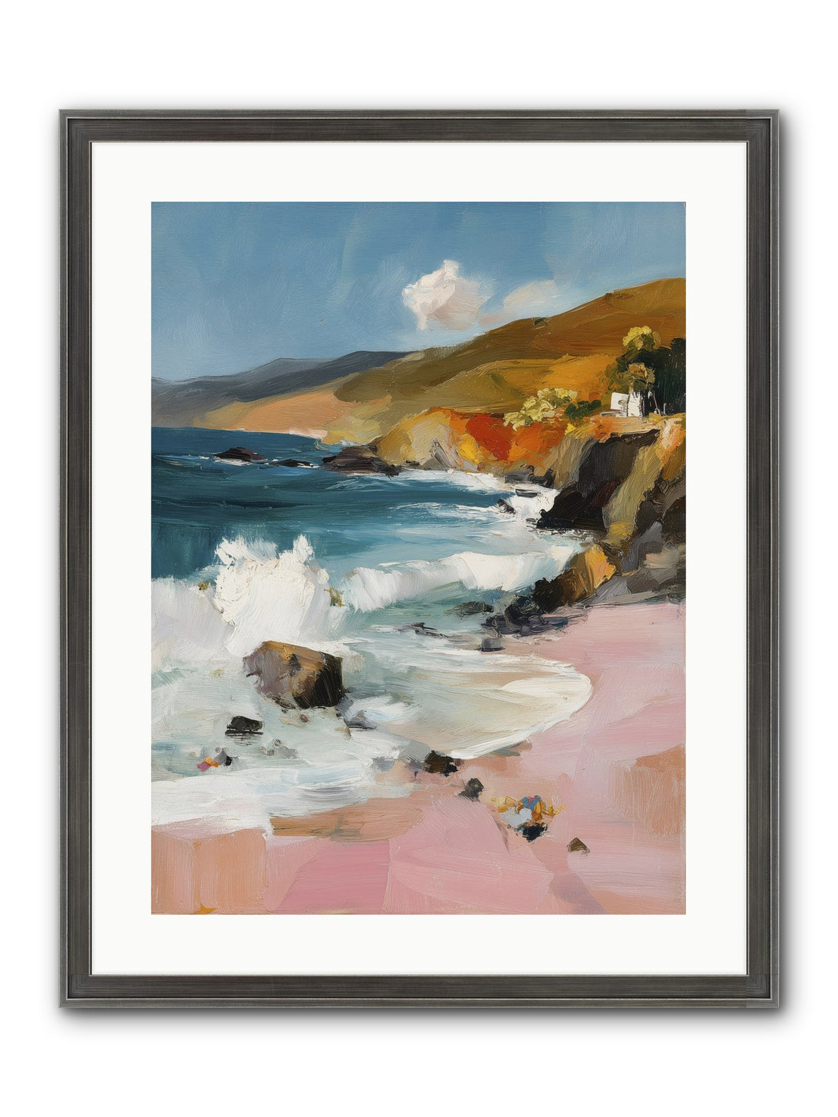 Summer Winds Framed Print - Slimwoods Black/Silver 18x24