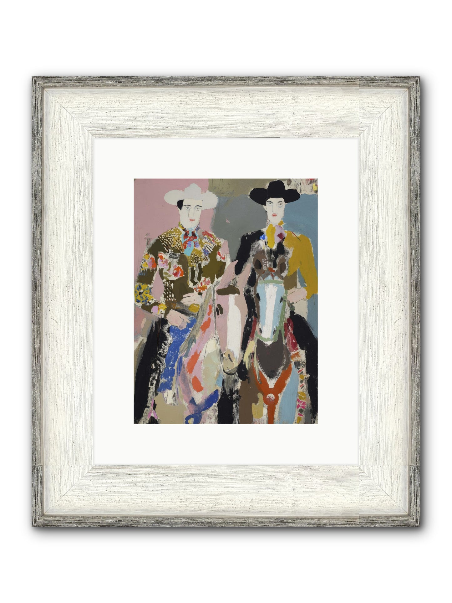Sun-Drunk & Steady Framed Print - Driftwood White 9x12
