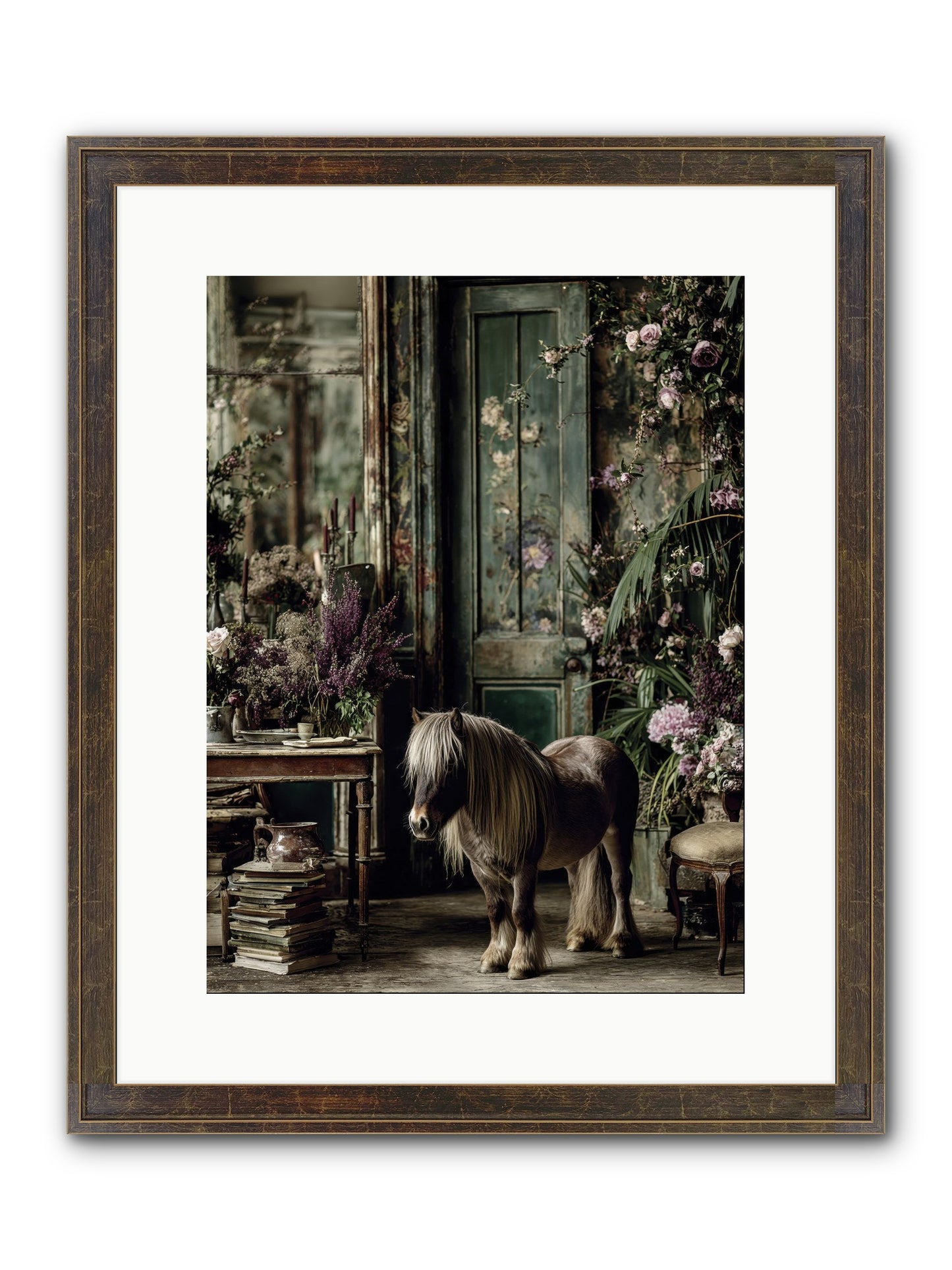 Sun Kissed Framed Print - Slimwoods Black/Gold 12x16