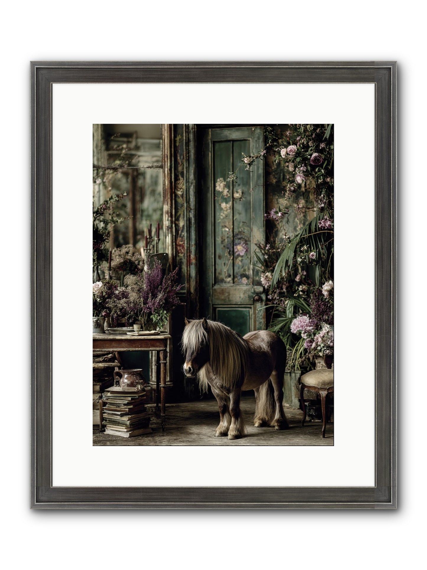 Sun Kissed Framed Print - Slimwoods Black/Silver 12x16