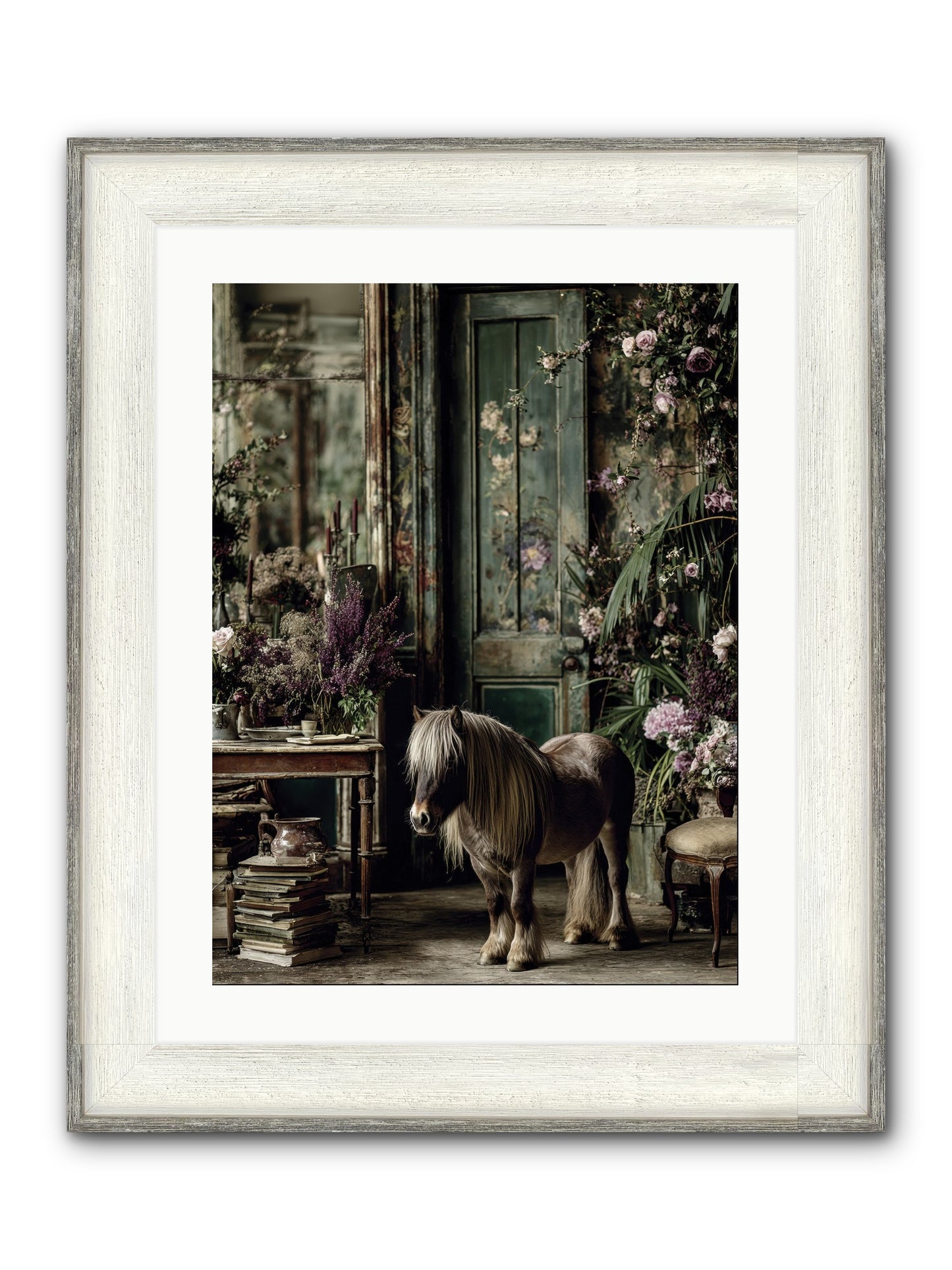 Sun Kissed Framed Print - Driftwood White 18x24