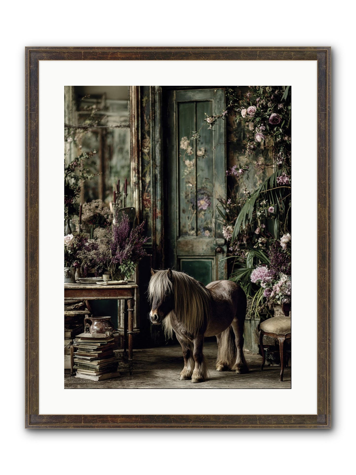 Sun Kissed Framed Print - Slimwoods Black/Gold 18x24