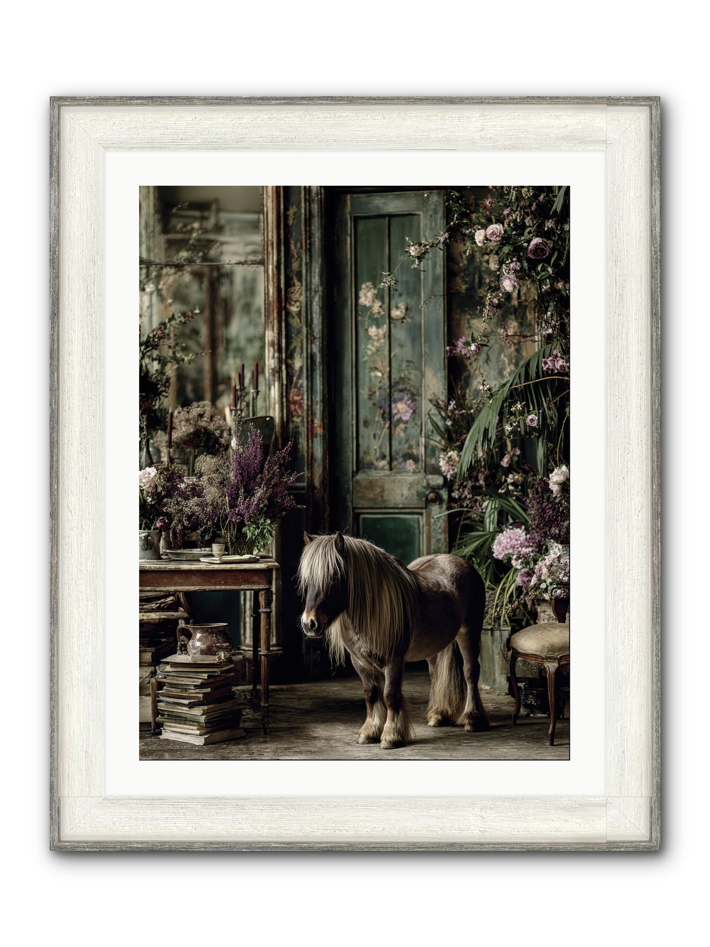 Sun Kissed Framed Print - Driftwood White 24x32