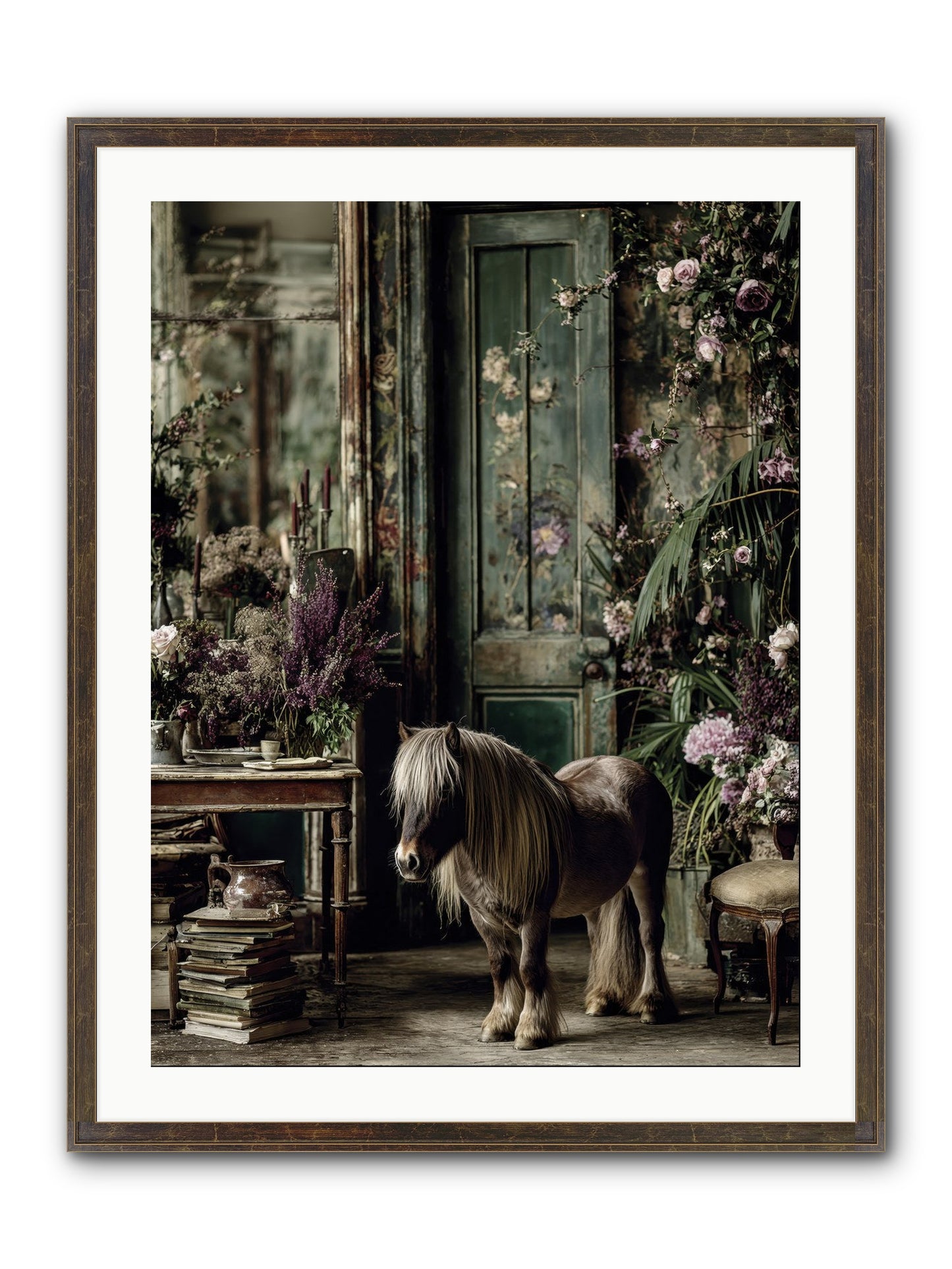 Sun Kissed Framed Print - Slimwoods Black/Gold 24x32
