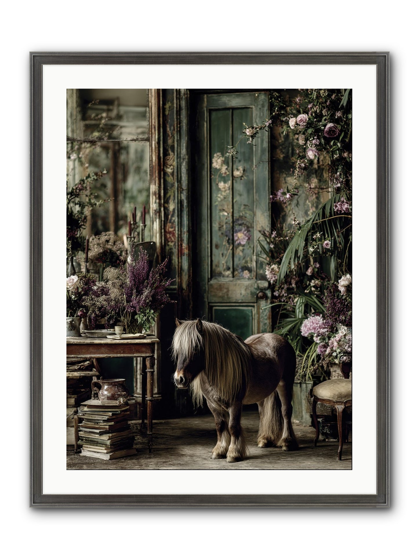 Sun Kissed Framed Print - Slimwoods Black/Silver 24x32