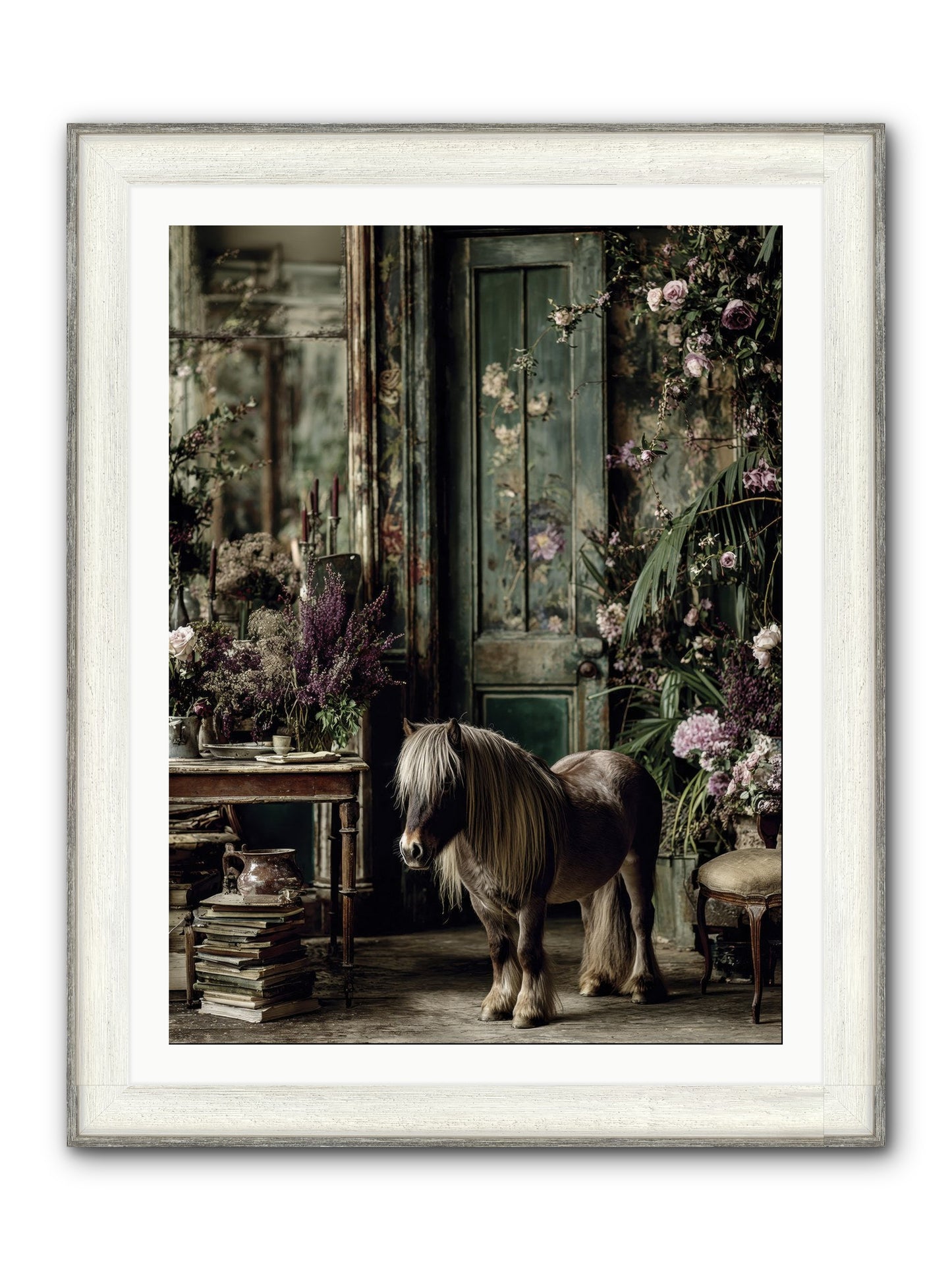 Sun Kissed Framed Print - Driftwood White 30x40