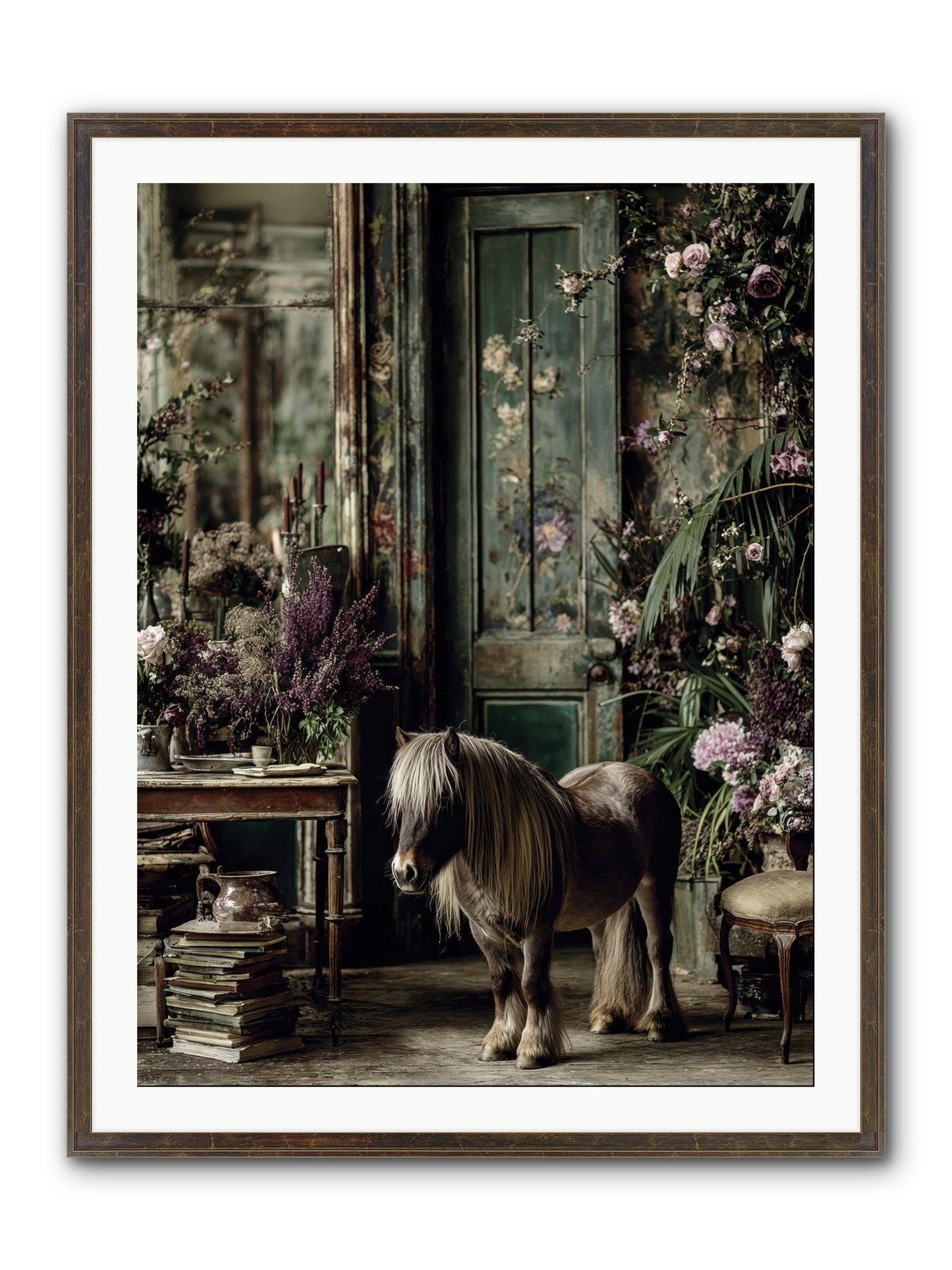 Sun Kissed Framed Print - Slimwoods Black/Gold 30x40