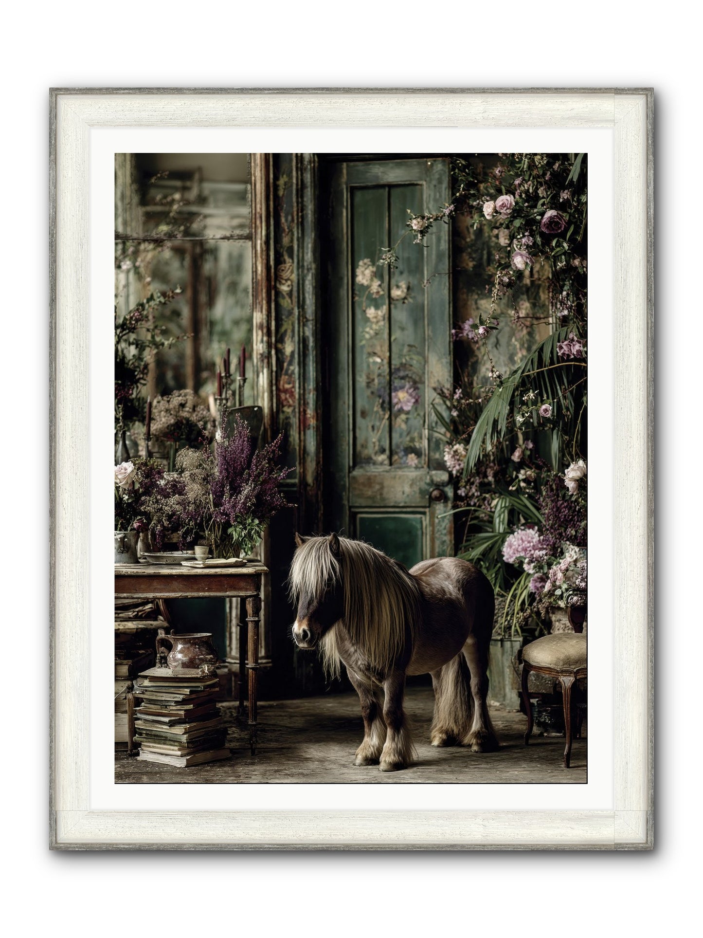 Sun Kissed Framed Print - Driftwood White 36x48