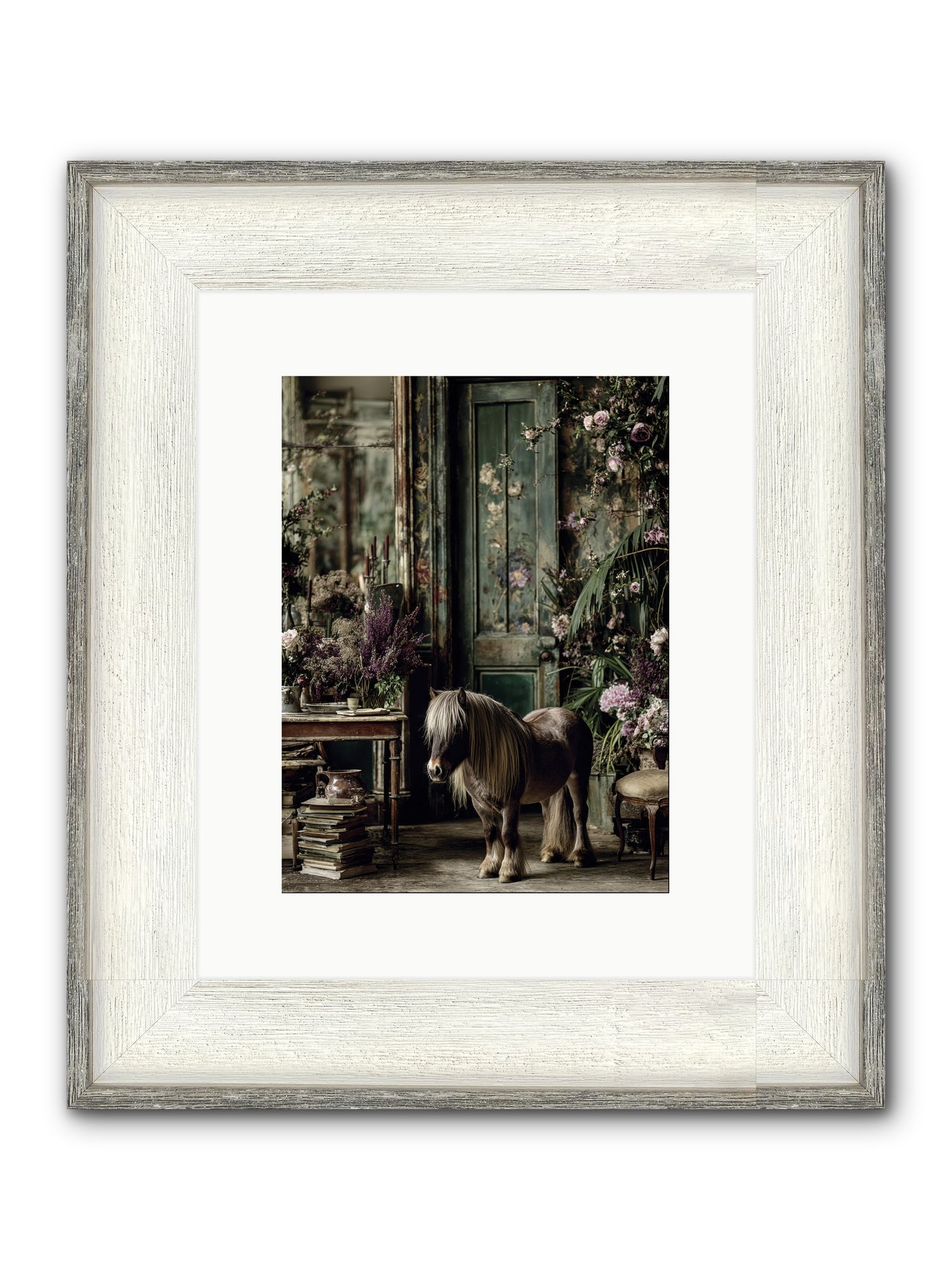Sun Kissed Framed Print - Driftwood White 9x12