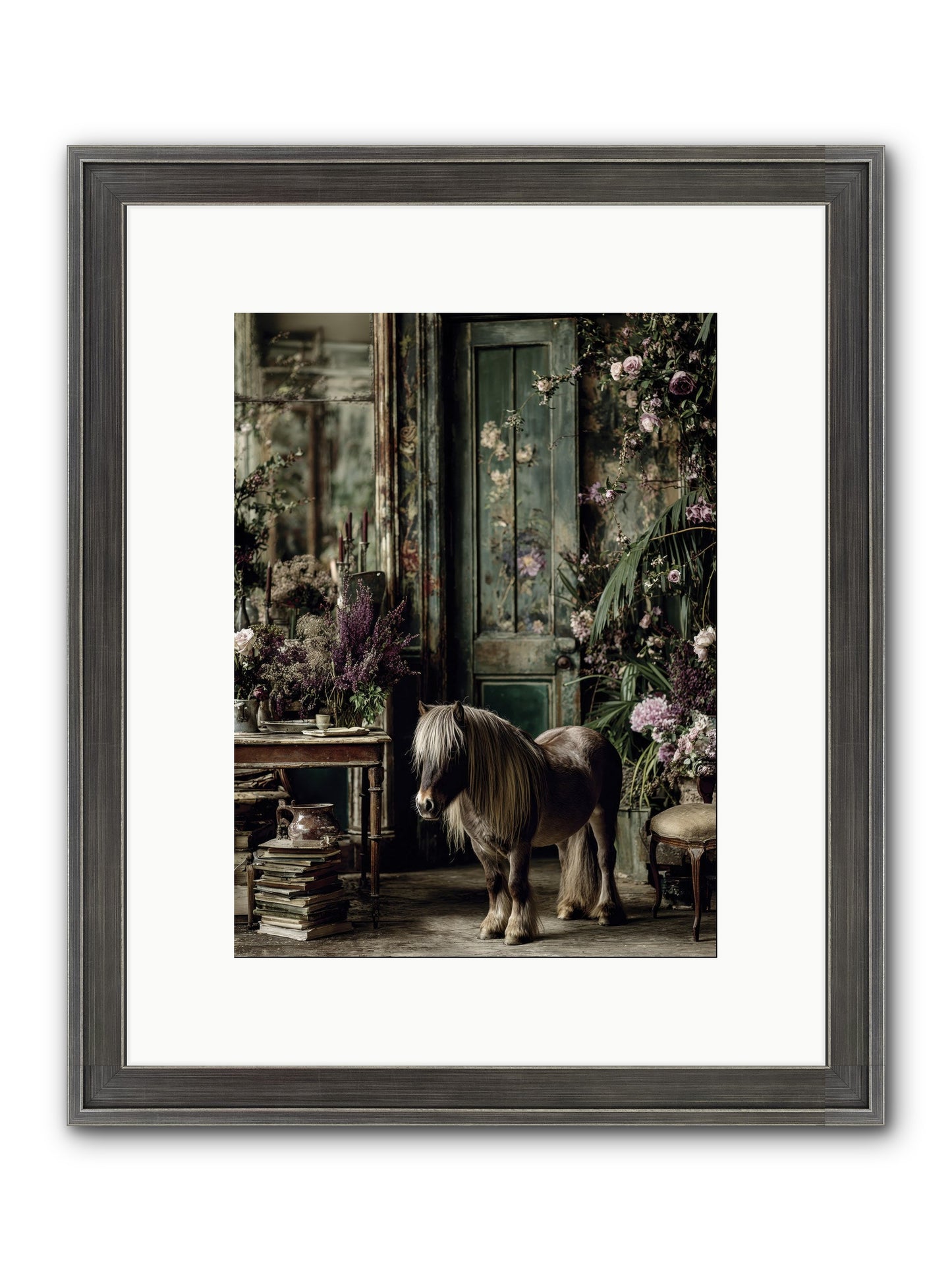 Sun Kissed Framed Print - Slimwoods Black/Silver 9x12
