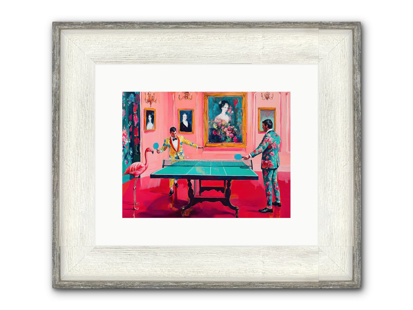 Sunday Diversions Framed Print - Driftwood White 12x9