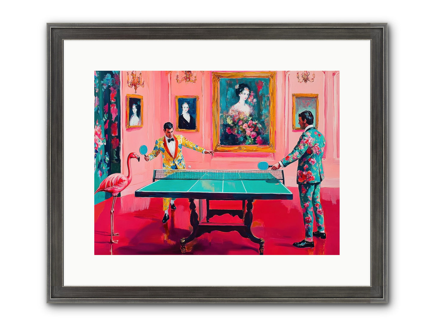 Sunday Diversions Framed Print - Slimwoods Black/Silver 16x12