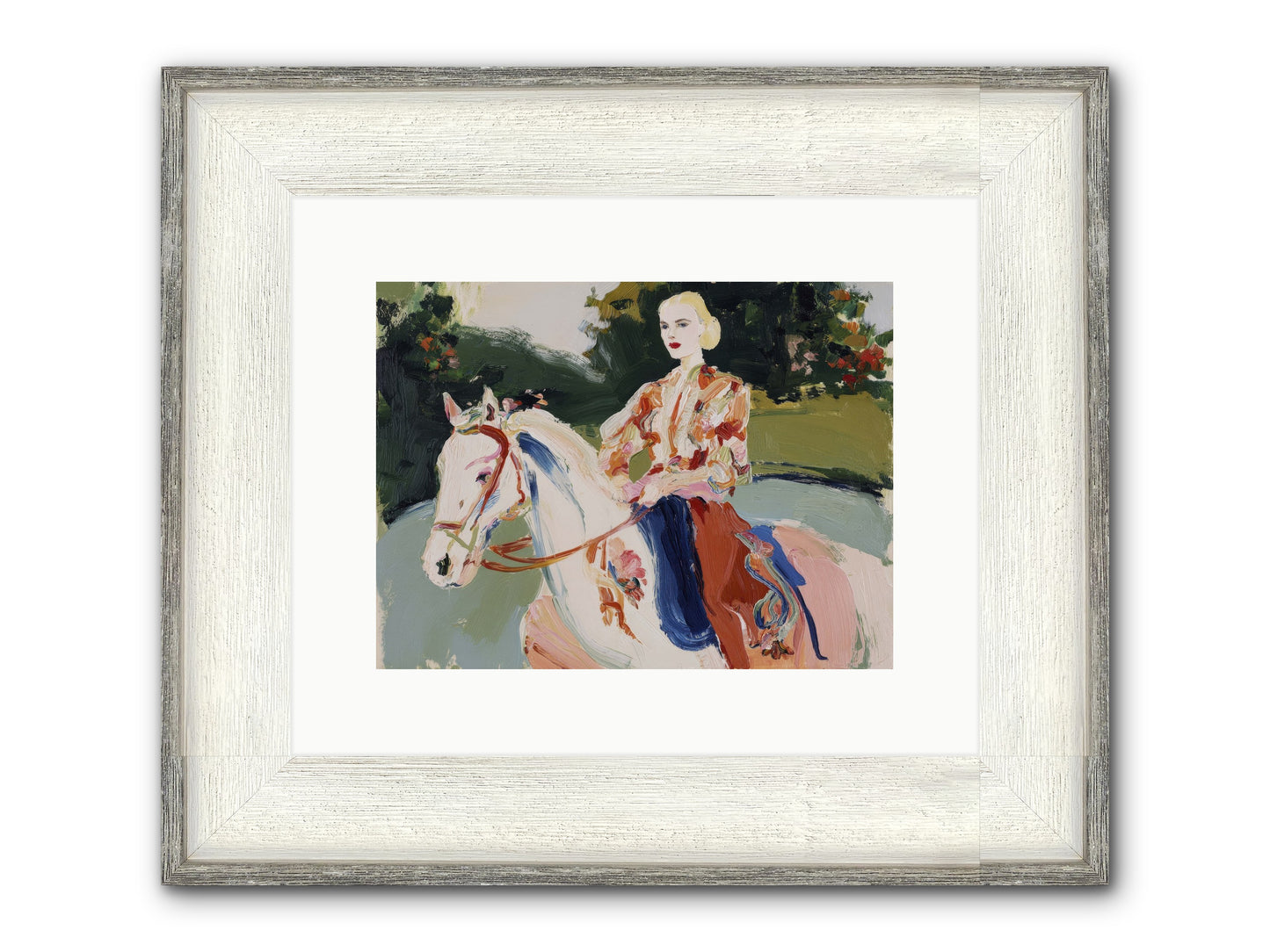Sunday Soulmate Framed Print - Driftwood White 12x9