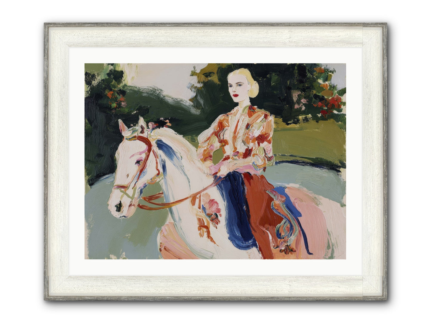 Sunday Soulmate Framed Print - Driftwood White 32x24