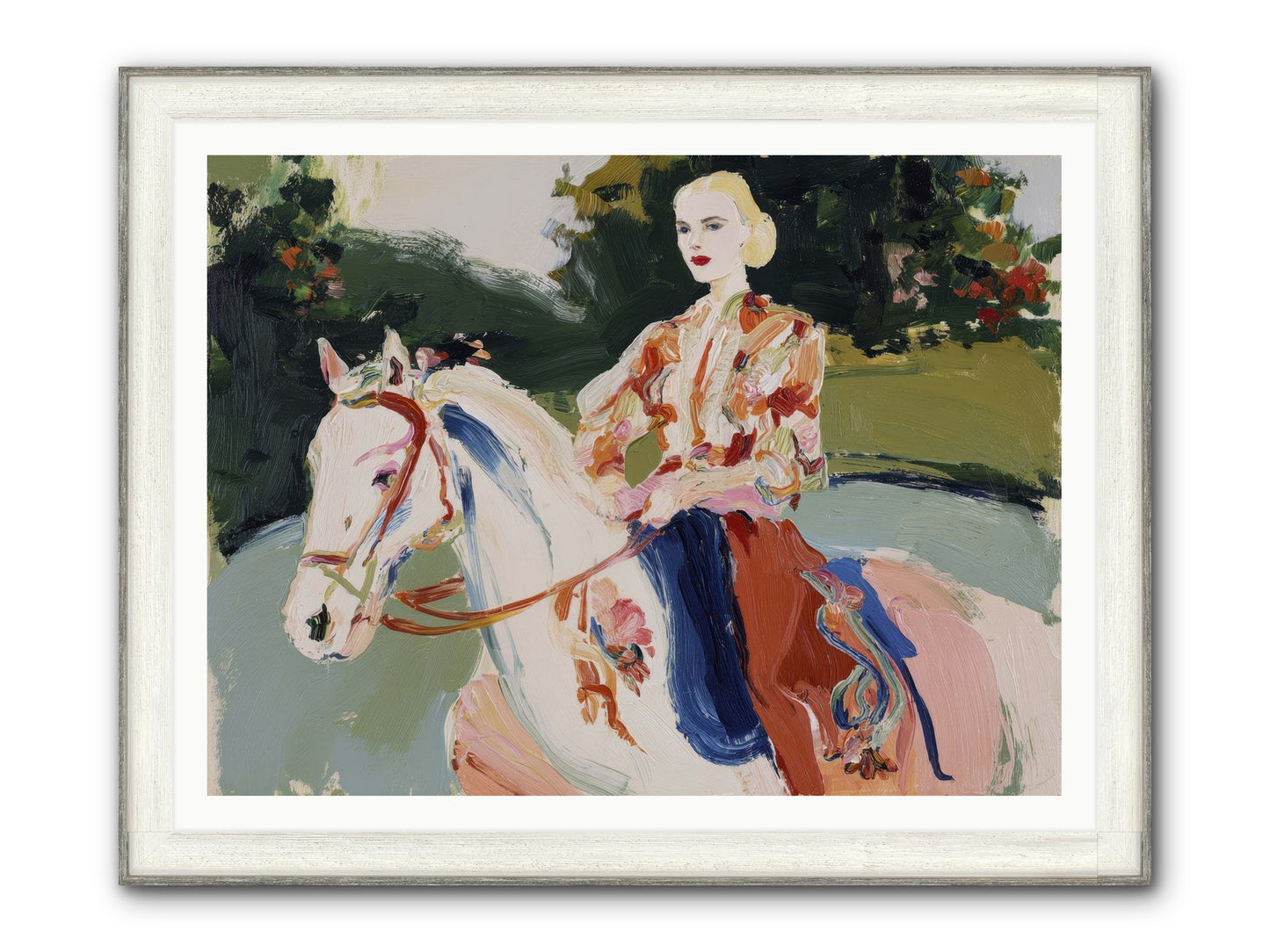 Sunday Soulmate Framed Print - Driftwood White 48x36