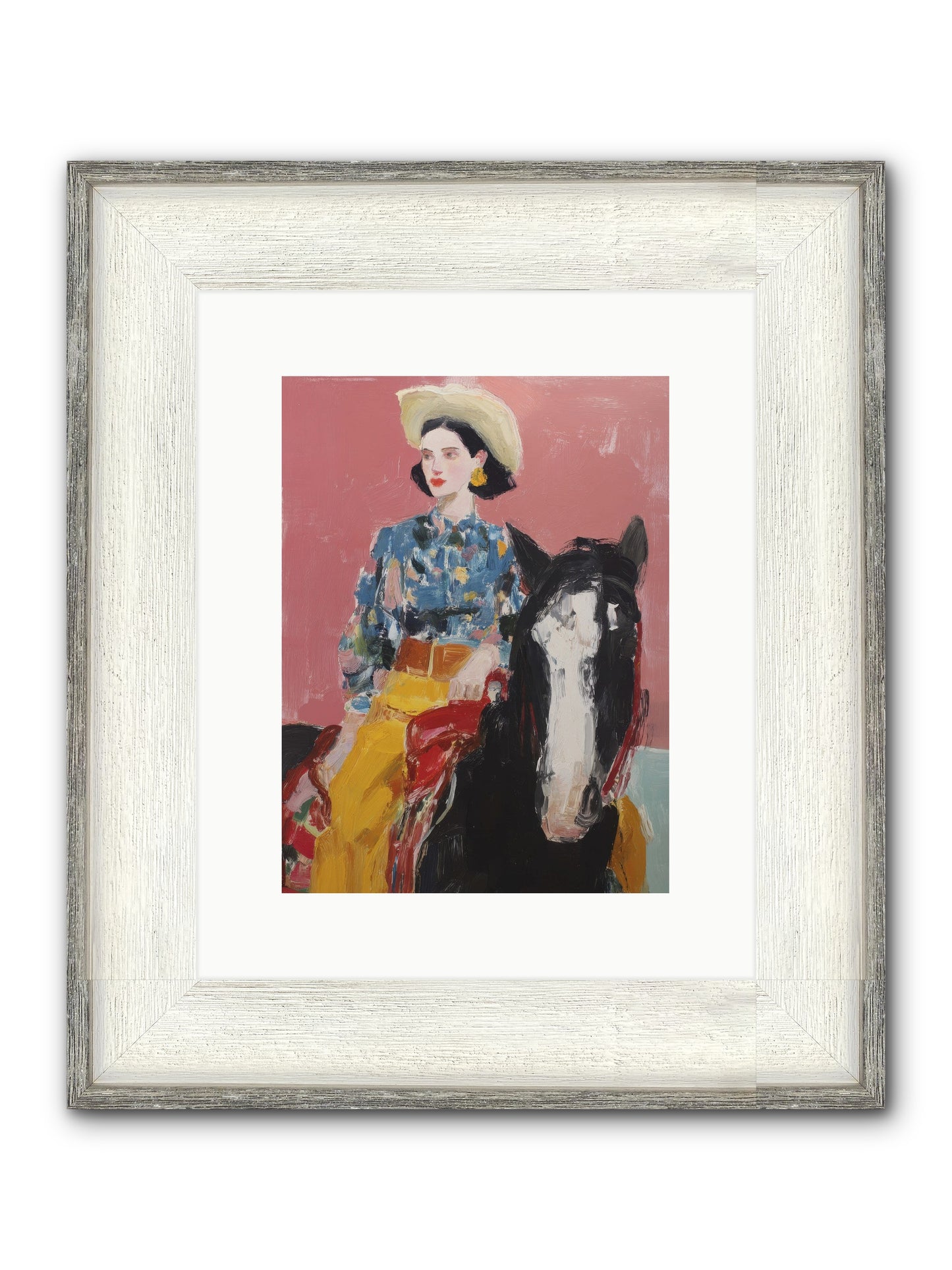 Sunday Sovereign Framed Print - Driftwood White 9x12