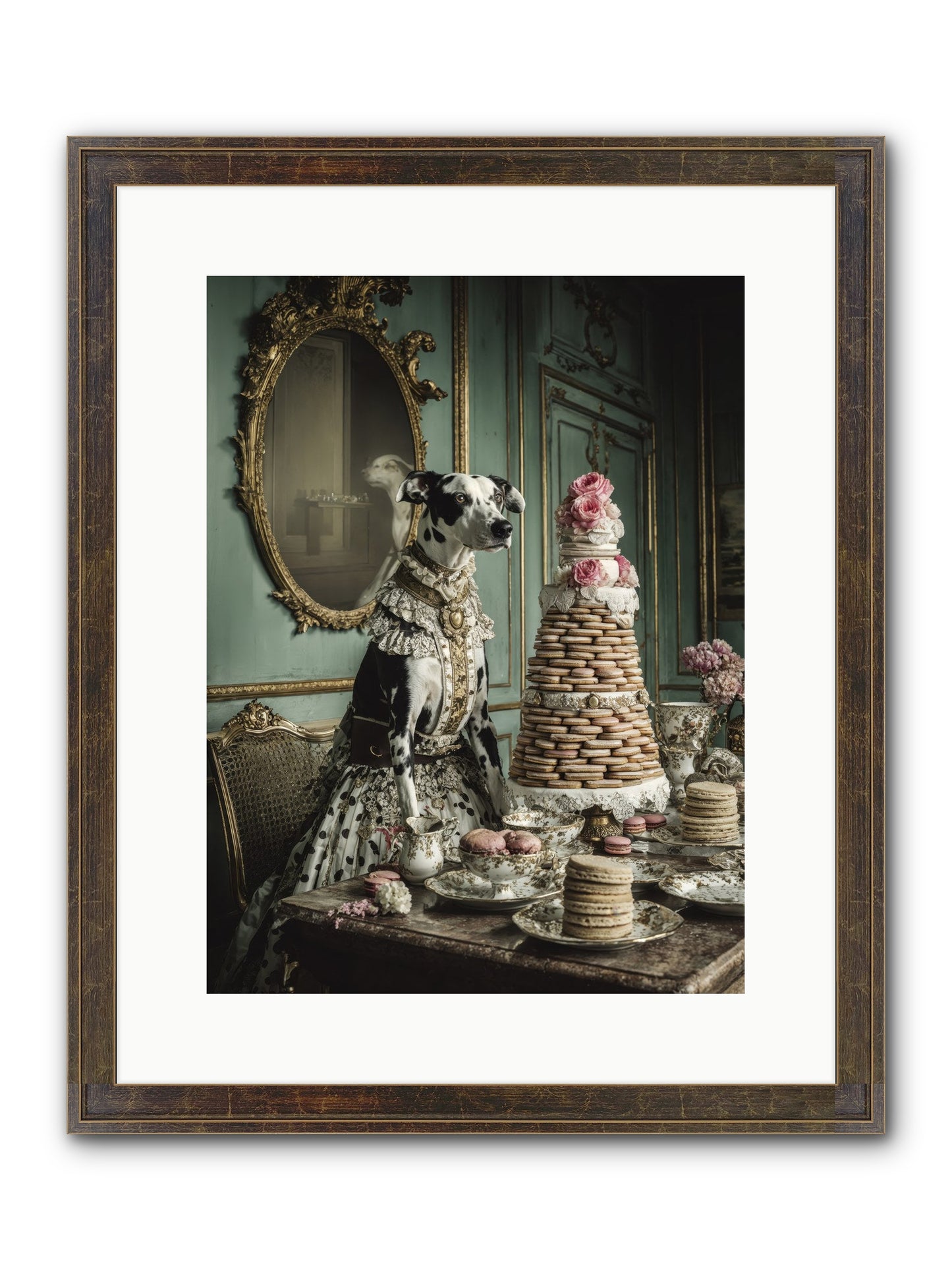 Sunday Sugar & Blush Framed Print - Slimwoods Black/Gold 12x16