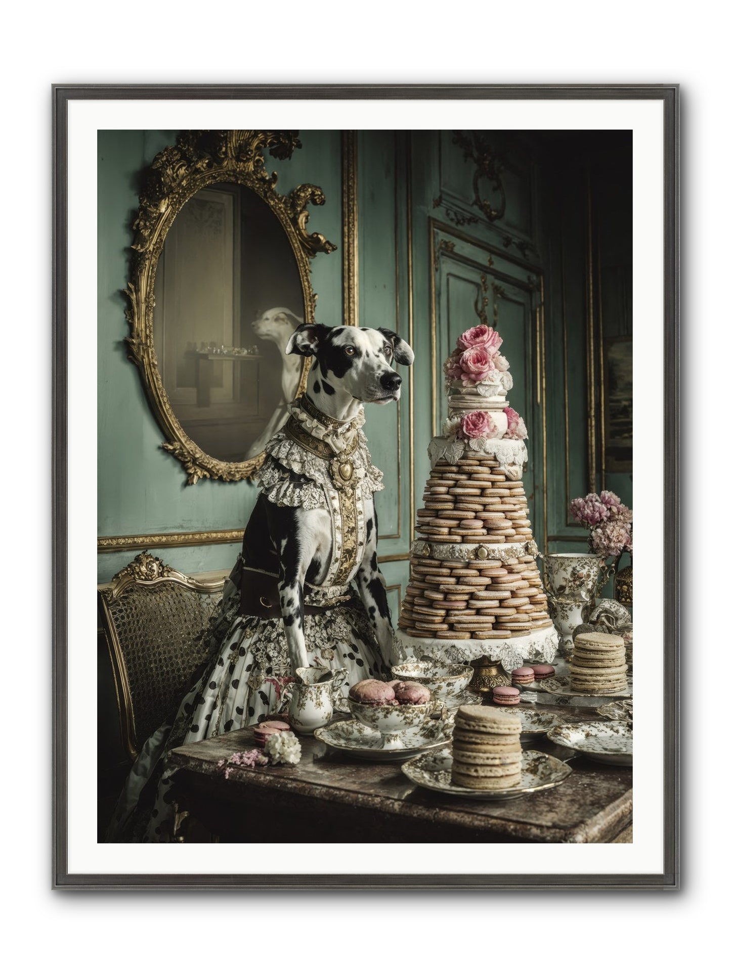 Sunday Sugar & Blush Framed Print - Slimwoods Black/Silver 36x48