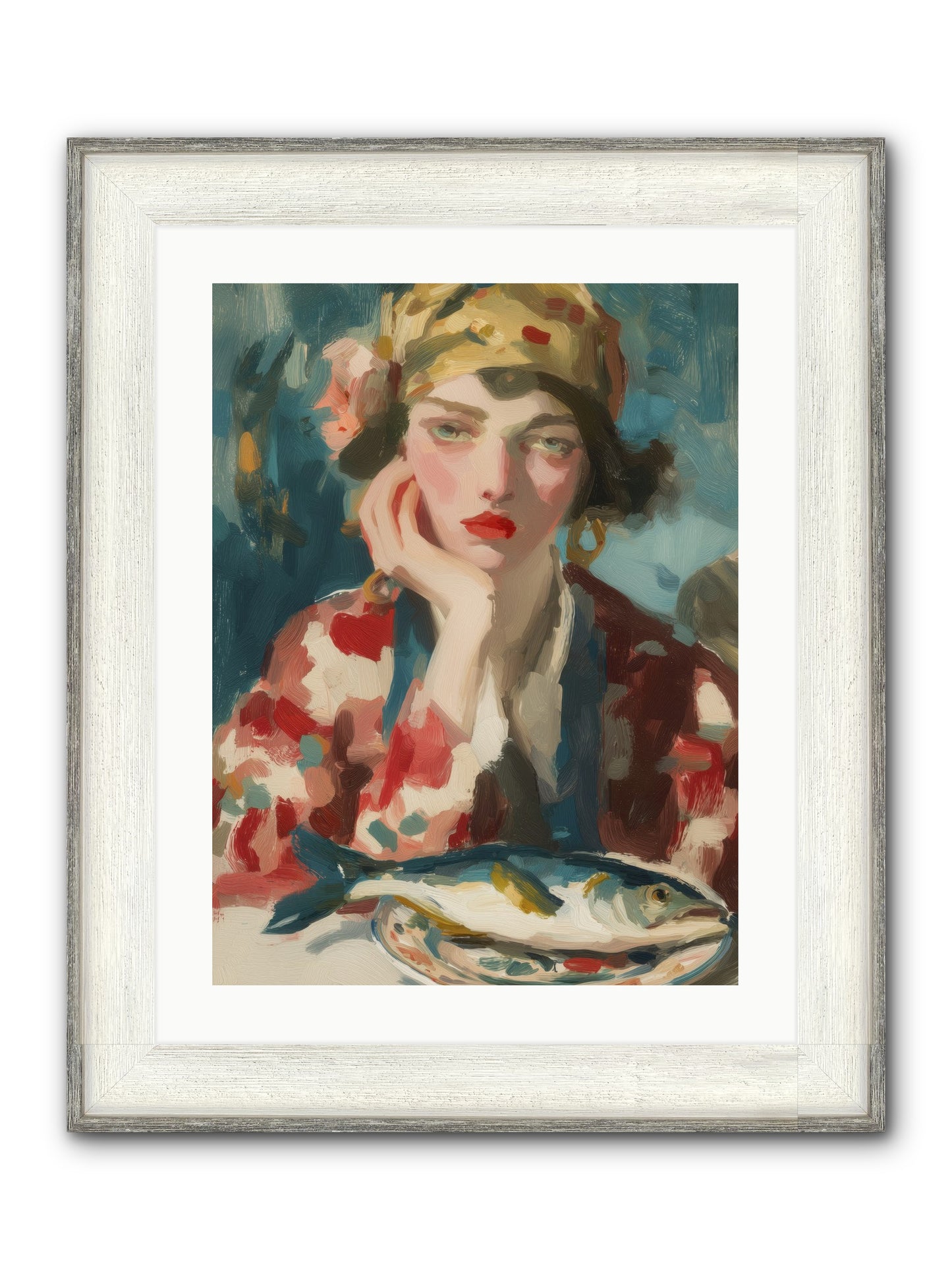 Sunday Traditions Framed Print - Driftwood White 18x24