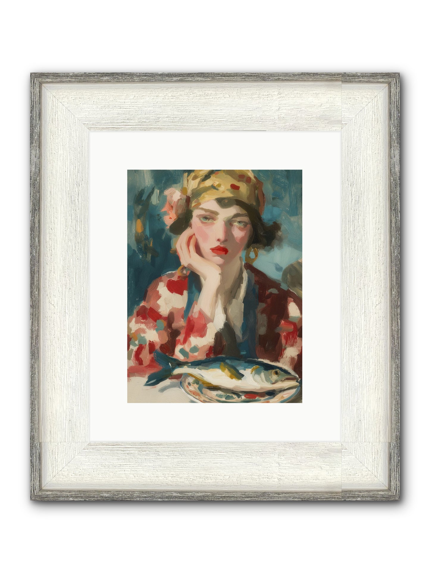 Sunday Traditions Framed Print - Driftwood White 9x12