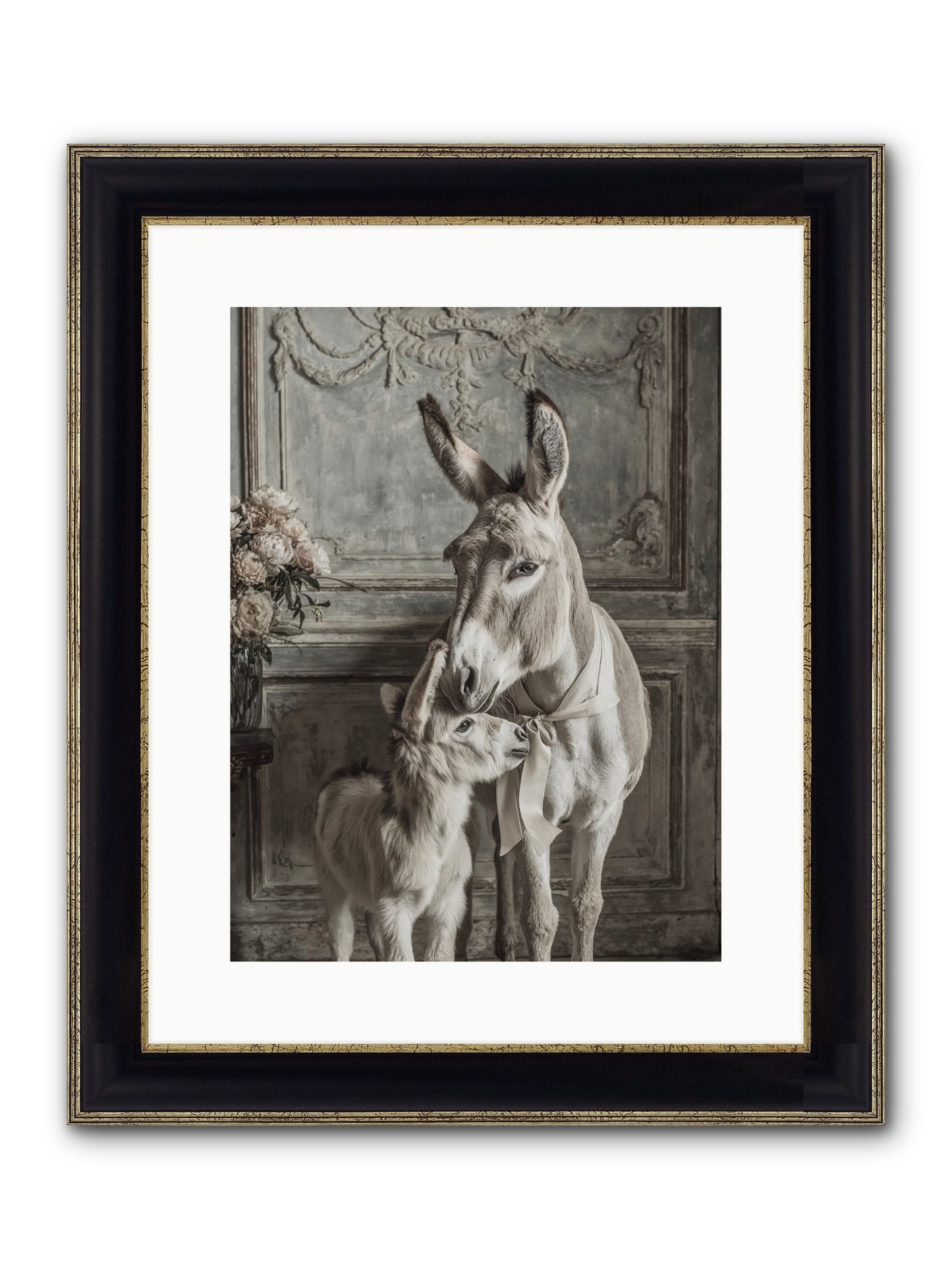 Sunlight's Confession Framed Print - Black & Gold 12x16