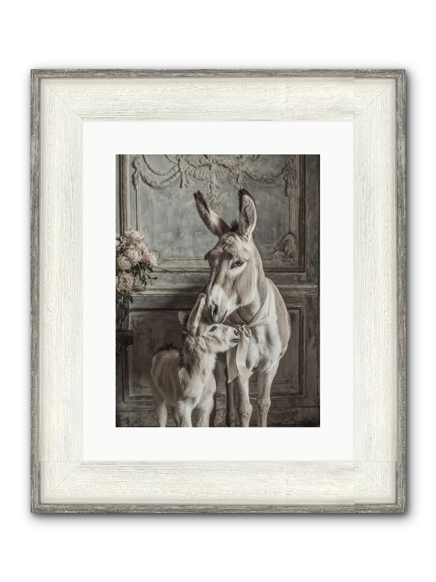 Sunlight's Confession Framed Print - Driftwood White 12x16