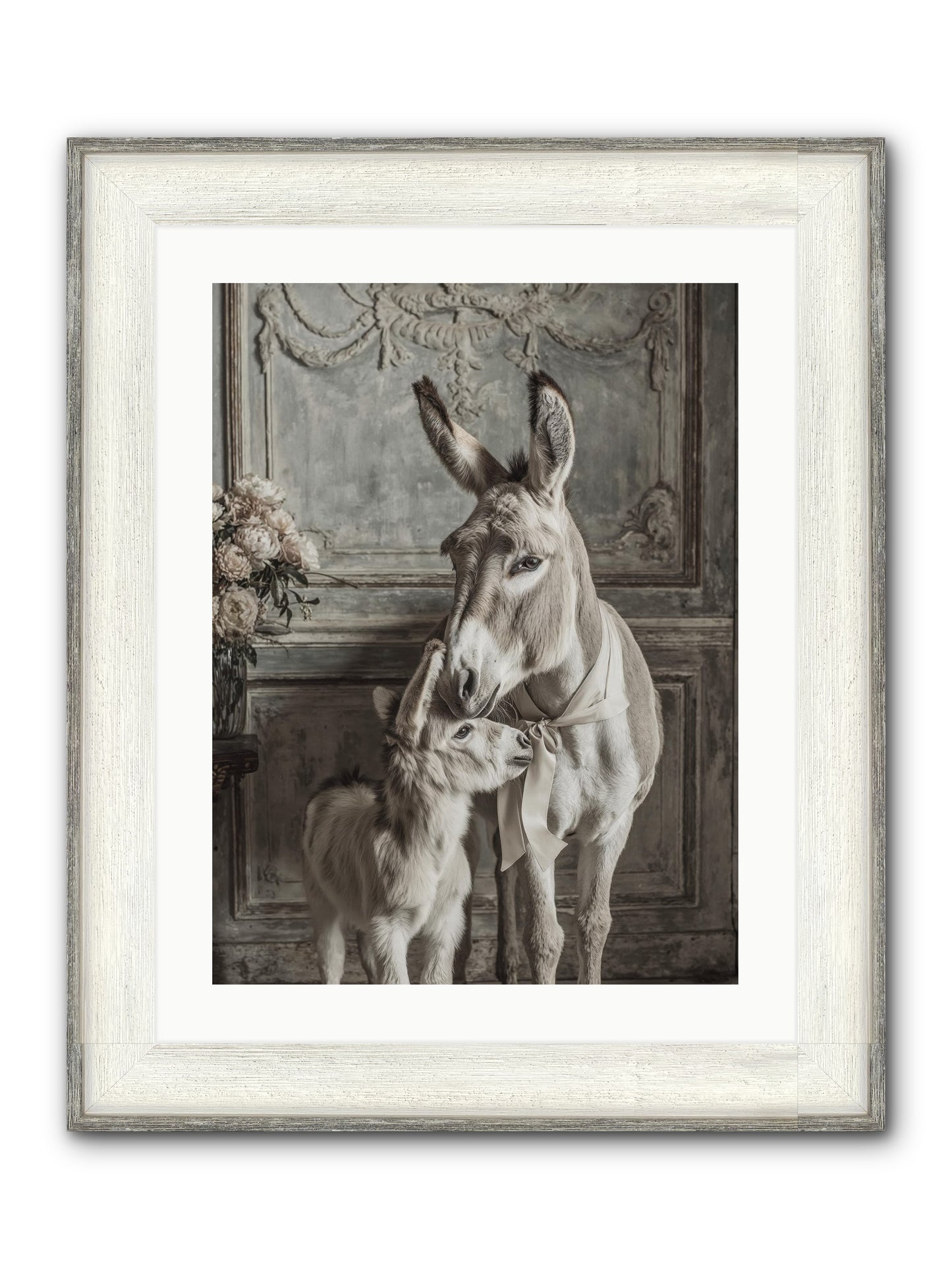 Sunlight's Confession Framed Print - Driftwood White 18x24