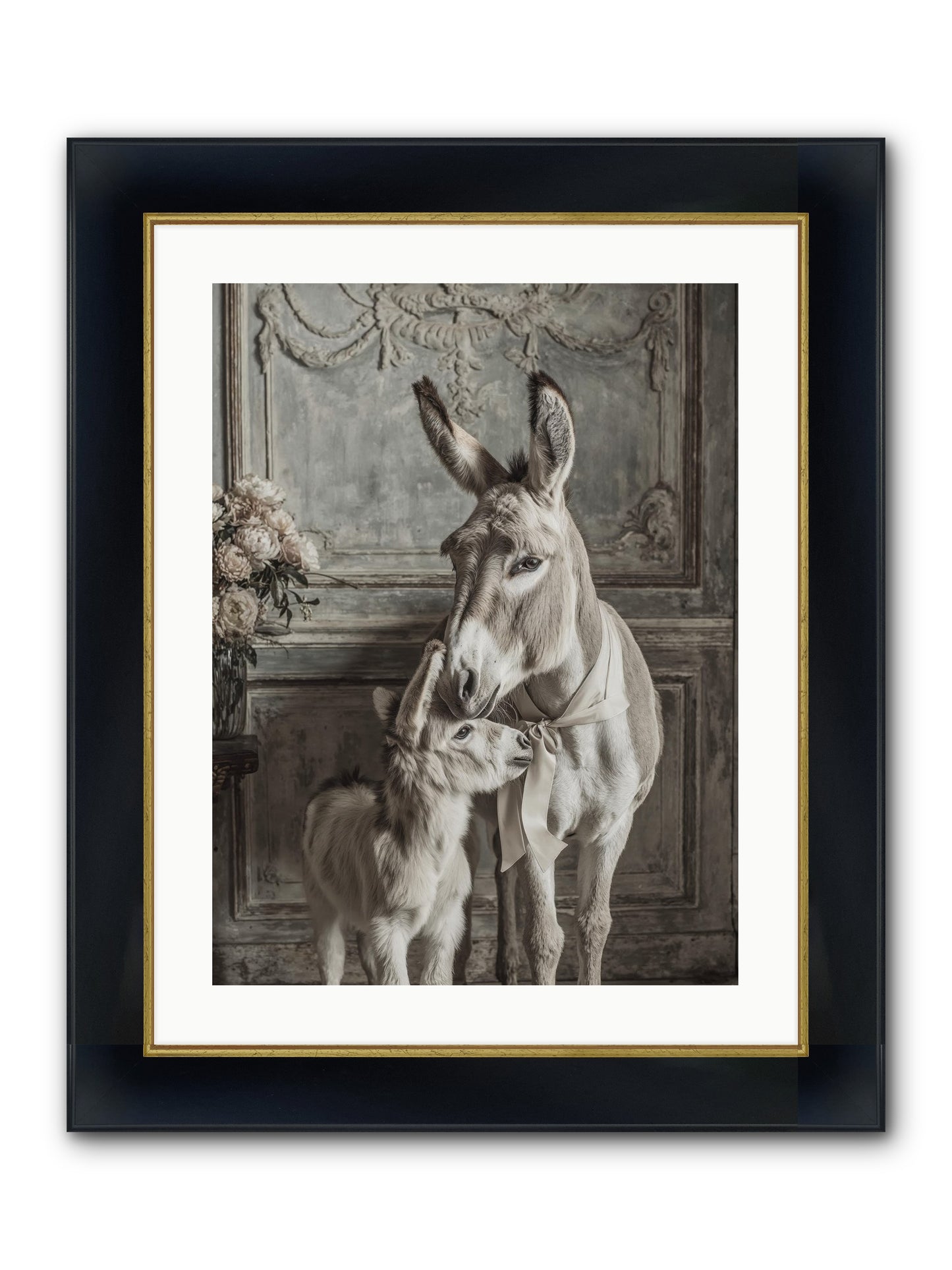 Sunlight's Confession Framed Print - Wide Black w/Gold 18x24